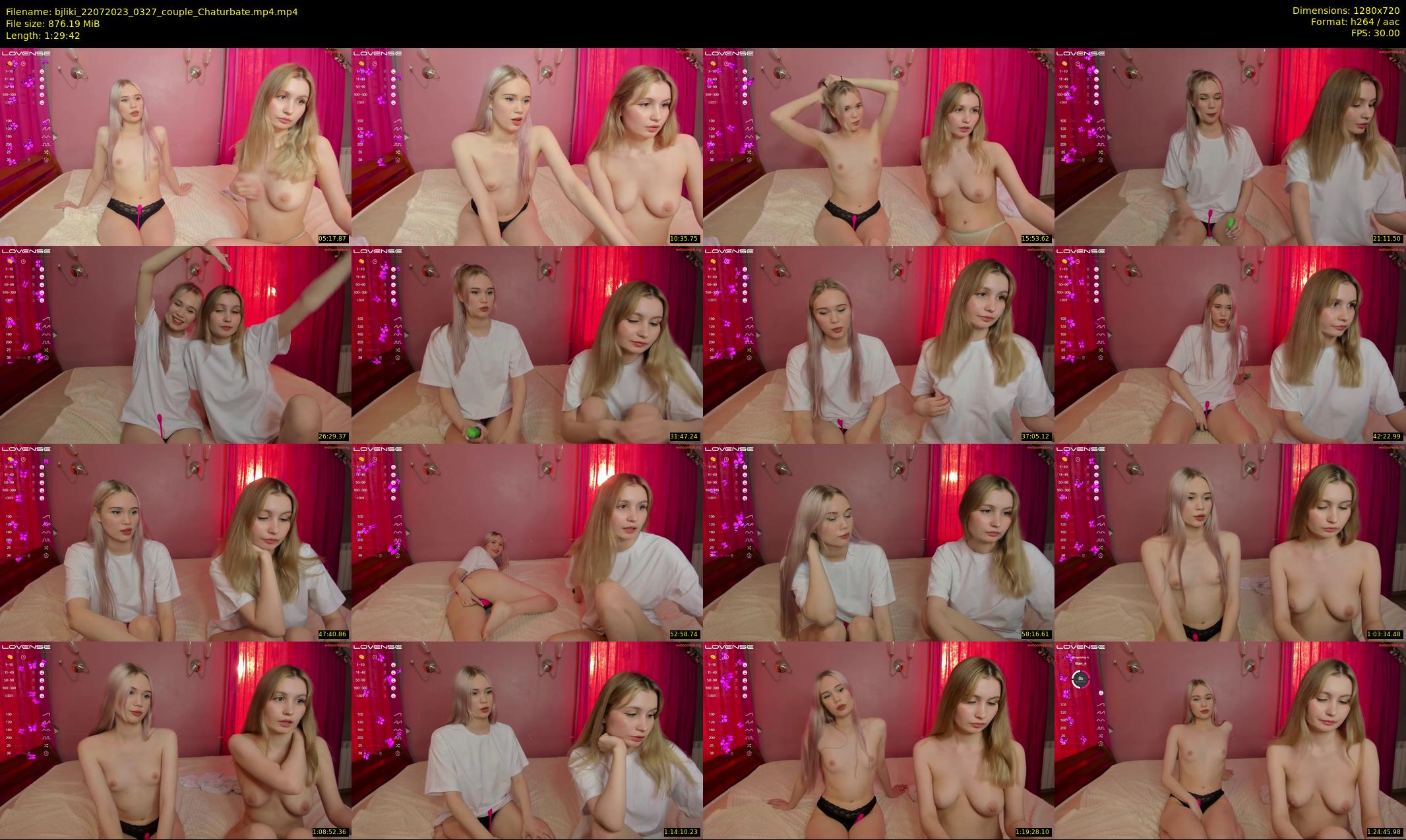 bjliki — 90 minute Chaturbate couple cam show recording, 720p, Jul 22, 2023