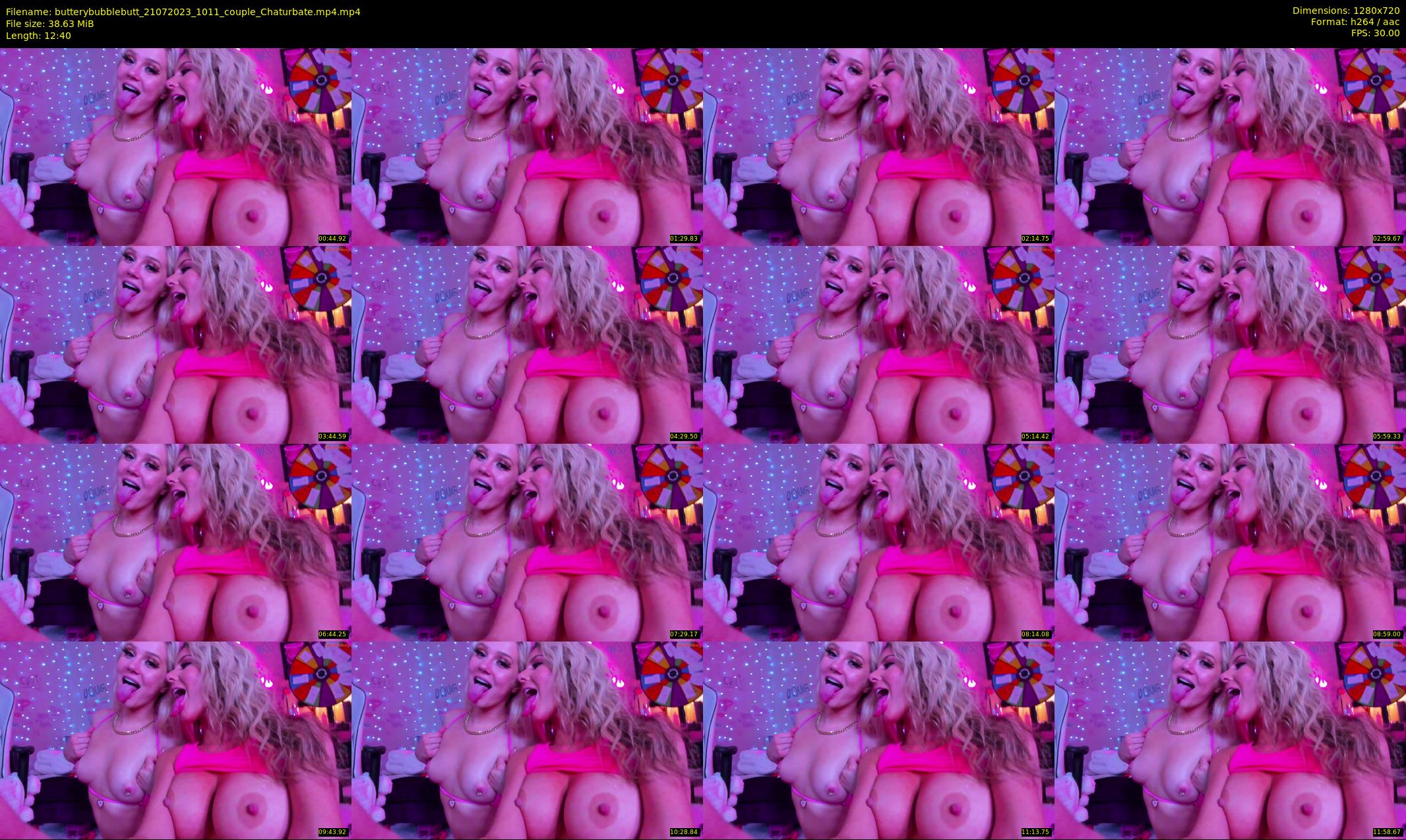 butterybubblebutt — 13 minute Chaturbate couple cam show recording, 720p, Jul 21, 2023