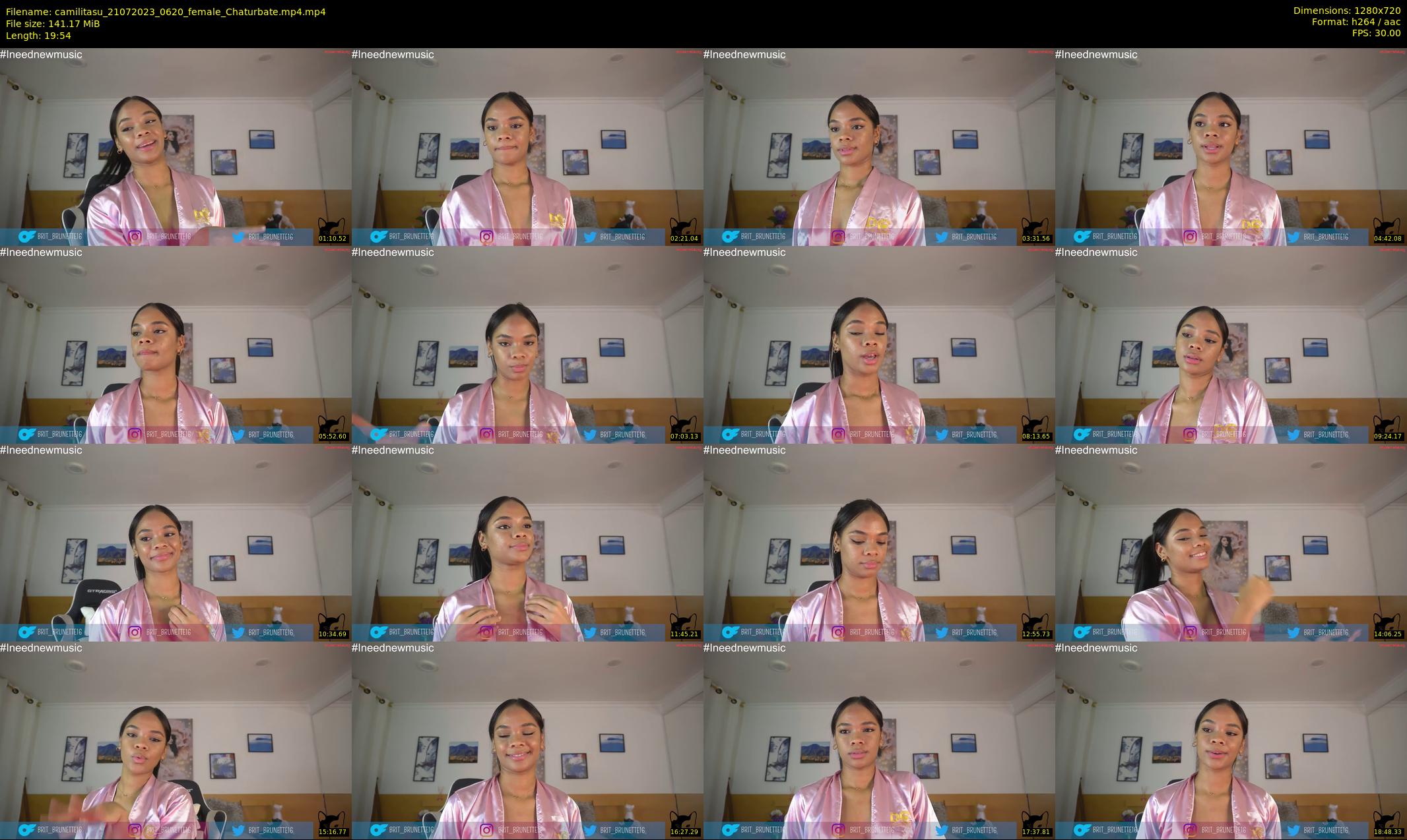 camilitasu — 20 minute Chaturbate female cam show recording, 720p, Jul 21, 2023