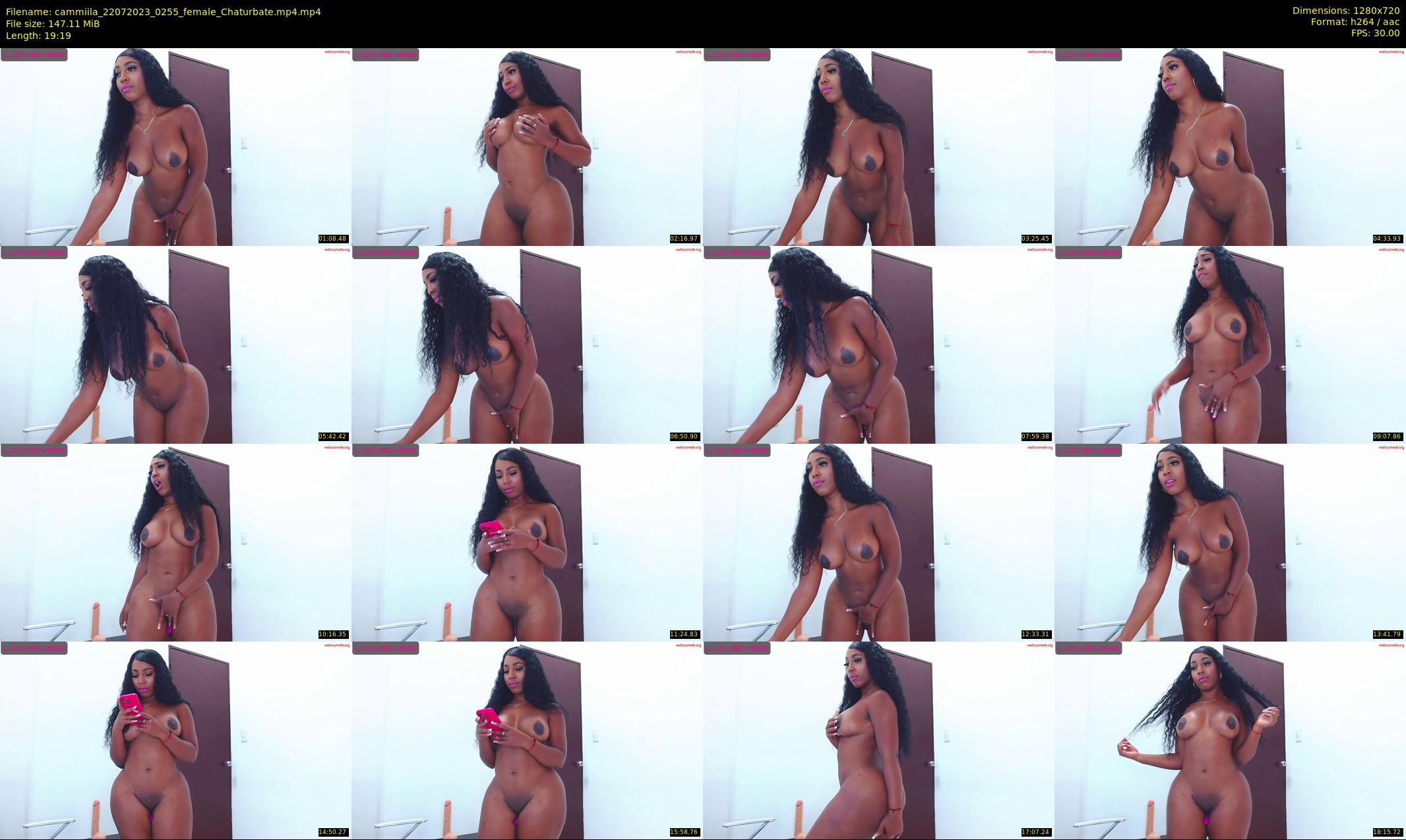 cammiila — 20 minute Chaturbate female cam show recording, 720p, Jul 22, 2023