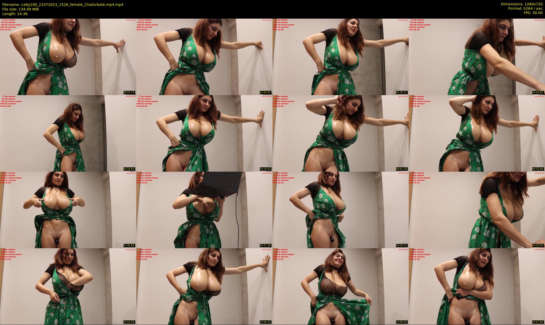 catty190 — 15 minute Chaturbate female cam show recording, 720p, Jul 21, 2023