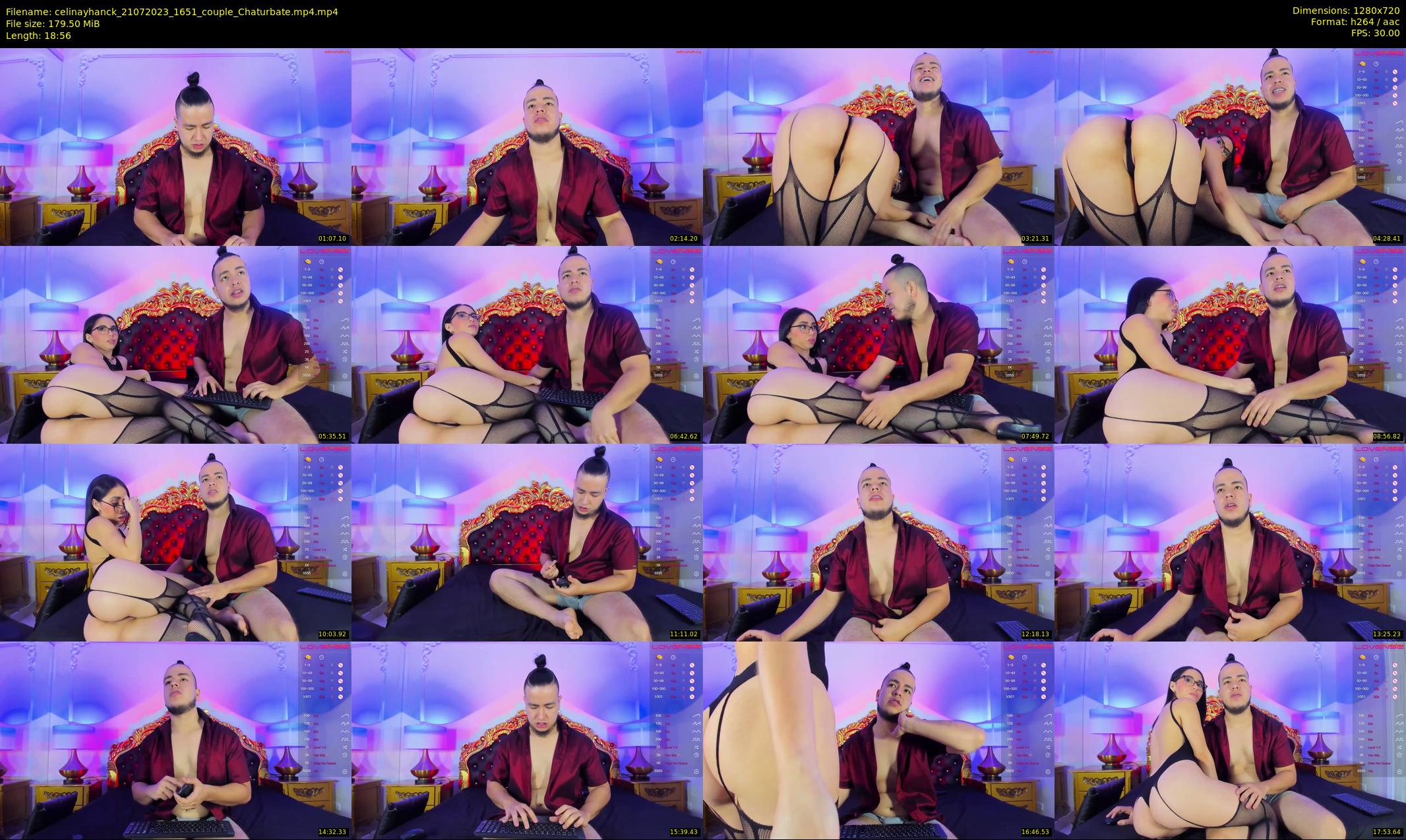 celinayhanck — 19 minute Chaturbate couple cam show recording, 720p, Jul 21, 2023