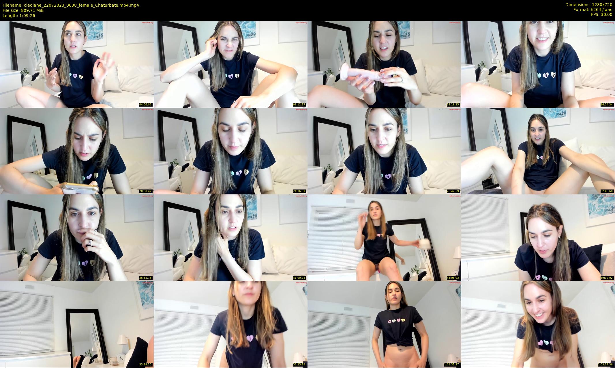 cleolane — 70 minute Chaturbate female cam show recording, 720p, Jul 22, 2023