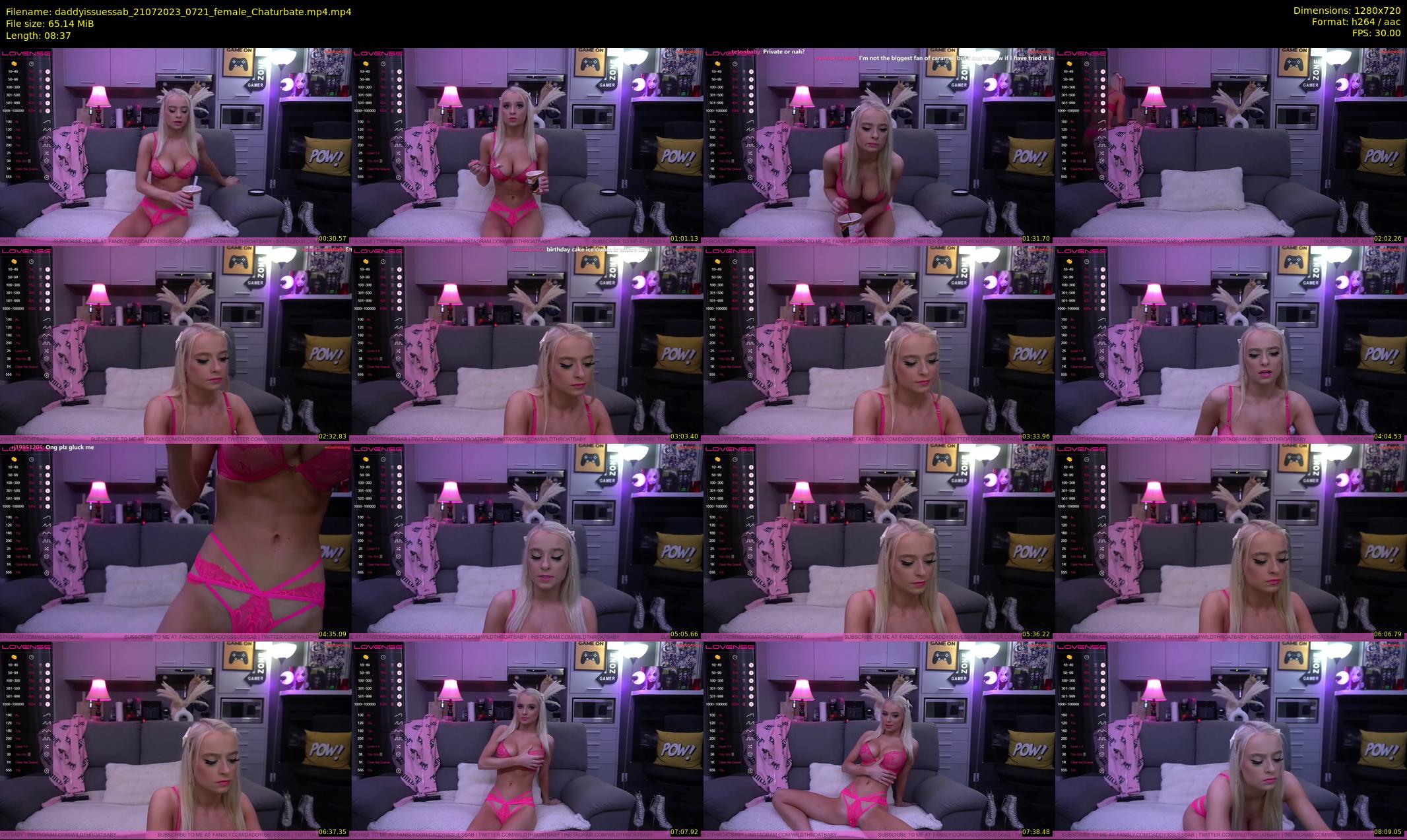 daddyissuessab — 9 minute Chaturbate female cam show recording, 720p, Jul 21, 2023