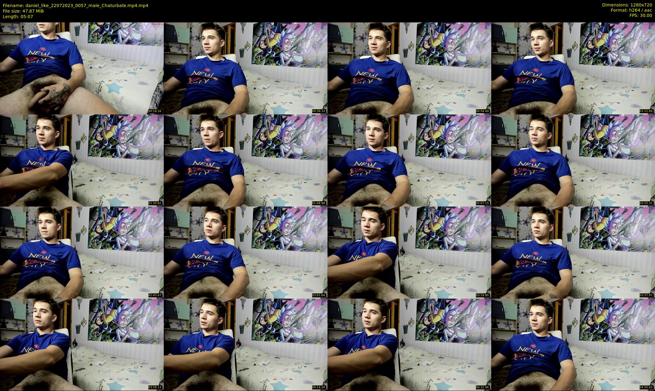daniel_like — 6 minute Chaturbate male cam show recording, 720p, Jul 22, 2023
