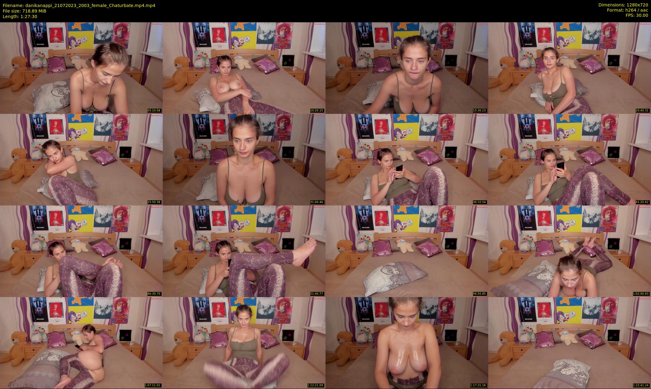 danikanappi — 88 minute Chaturbate female cam show recording, 720p, Jul 21, 2023