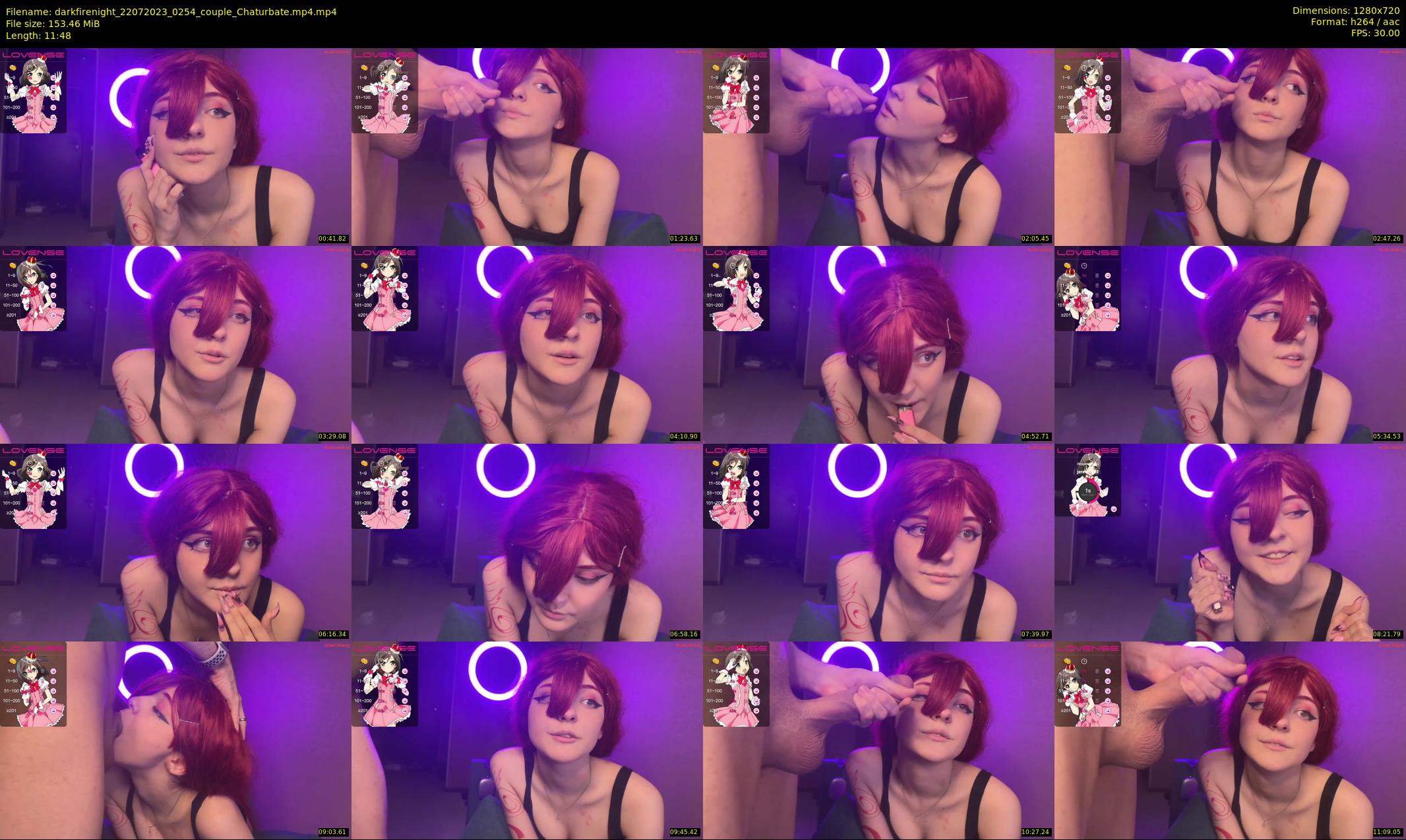 darkfirenight — 12 minute Chaturbate couple cam show recording, 720p, Jul 22, 2023