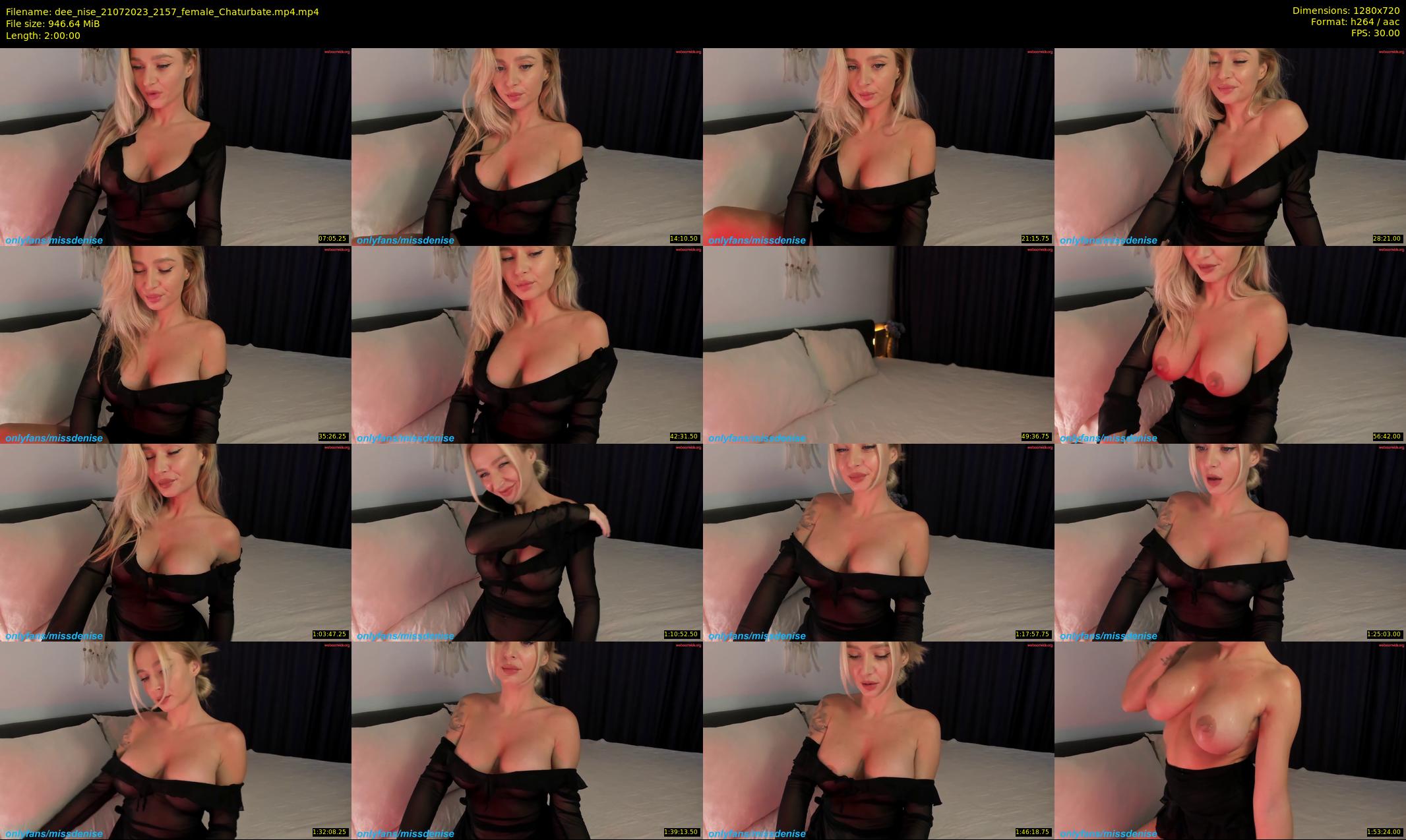 dee_nise — 120 minute Chaturbate female cam show recording, 720p, Jul 21, 2023