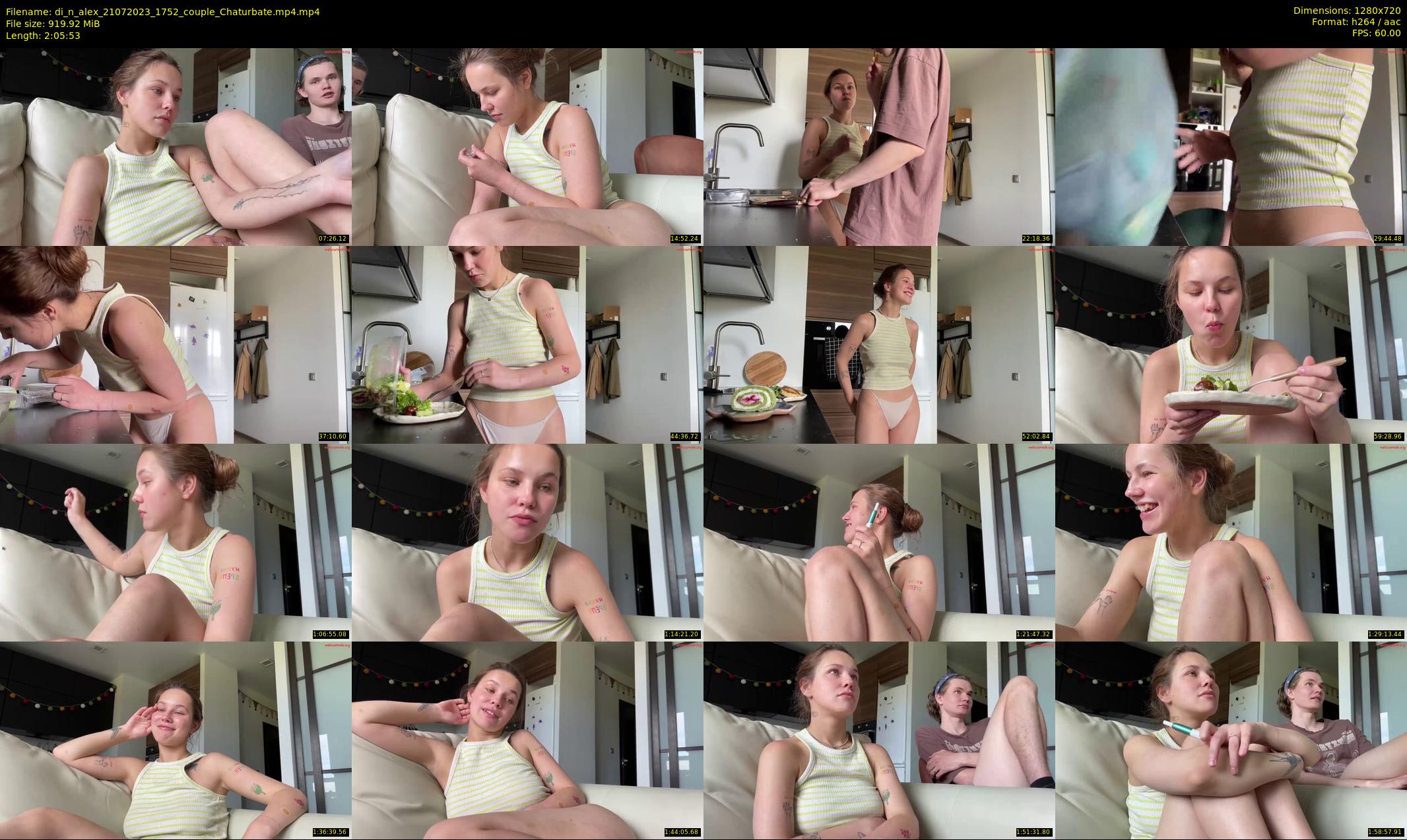 di_n_alex — 126 minute Chaturbate couple cam show recording, 720p, Jul 21, 2023