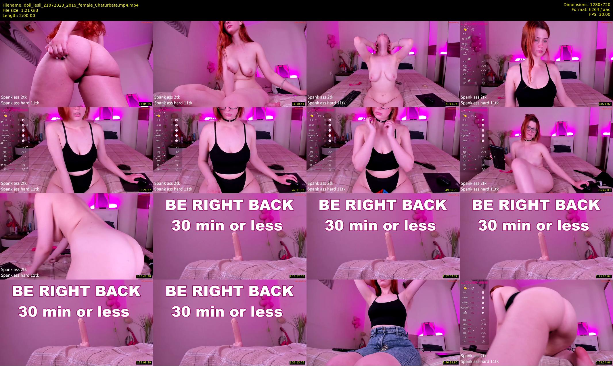 doll_lesli — 120 minute Chaturbate female cam show recording, 720p, Jul 21, 2023