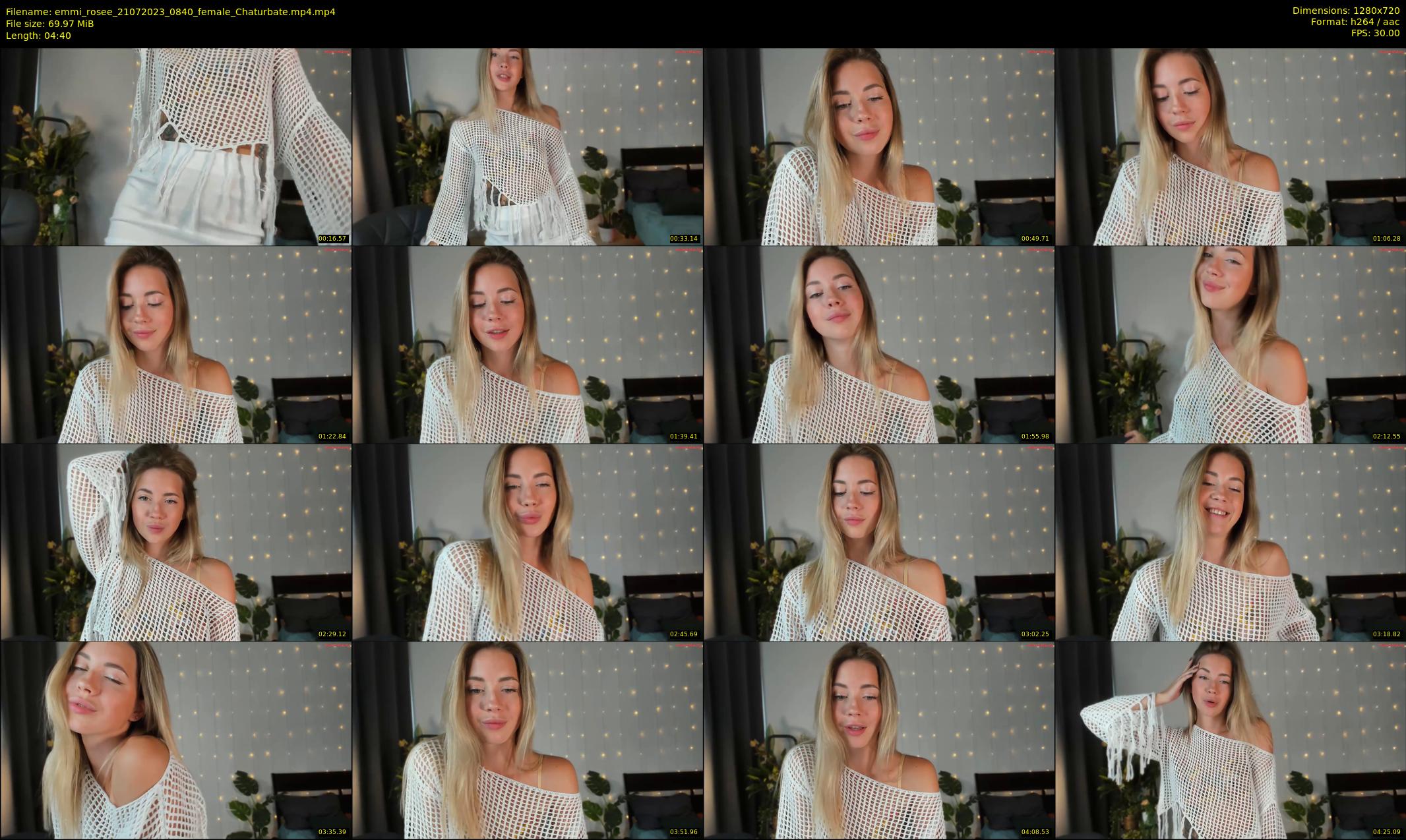 emmi_rosee — 5 minute Chaturbate female cam show recording, 720p, Jul 21, 2023