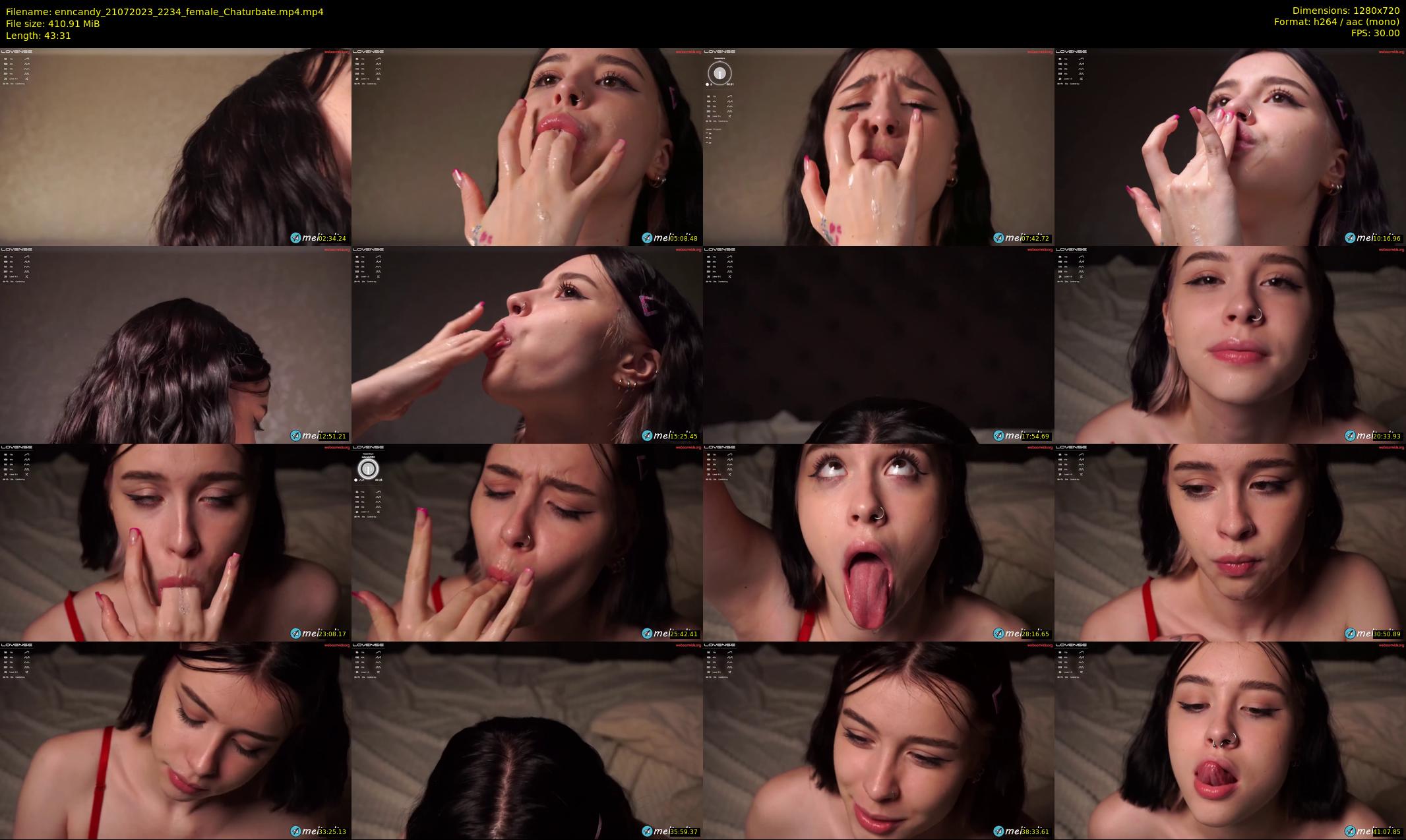 enncandy — 44 minute Chaturbate female cam show recording, 720p, Jul 21, 2023