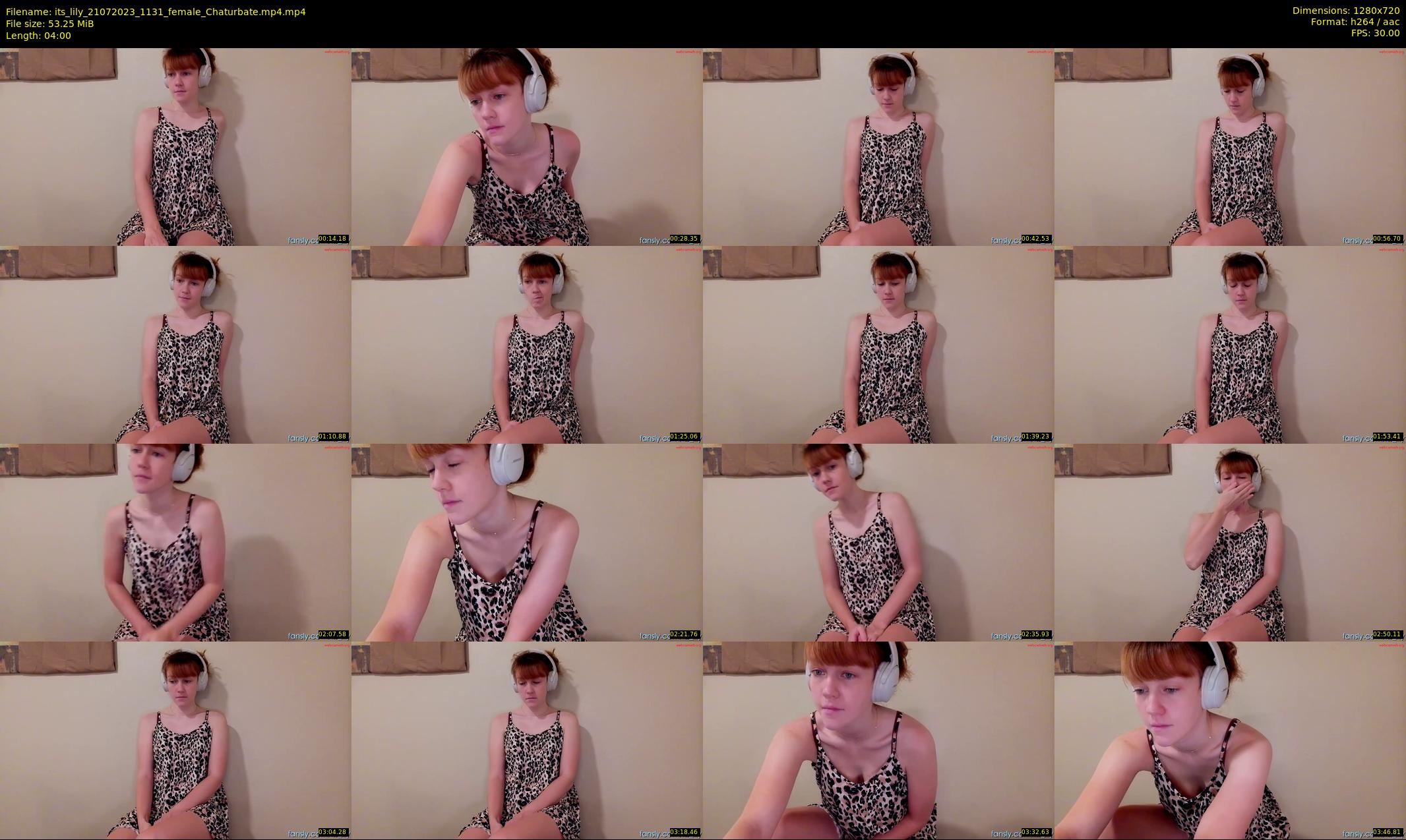its_lily — 4 minute Chaturbate female cam show recording, 720p, Jul 21, 2023