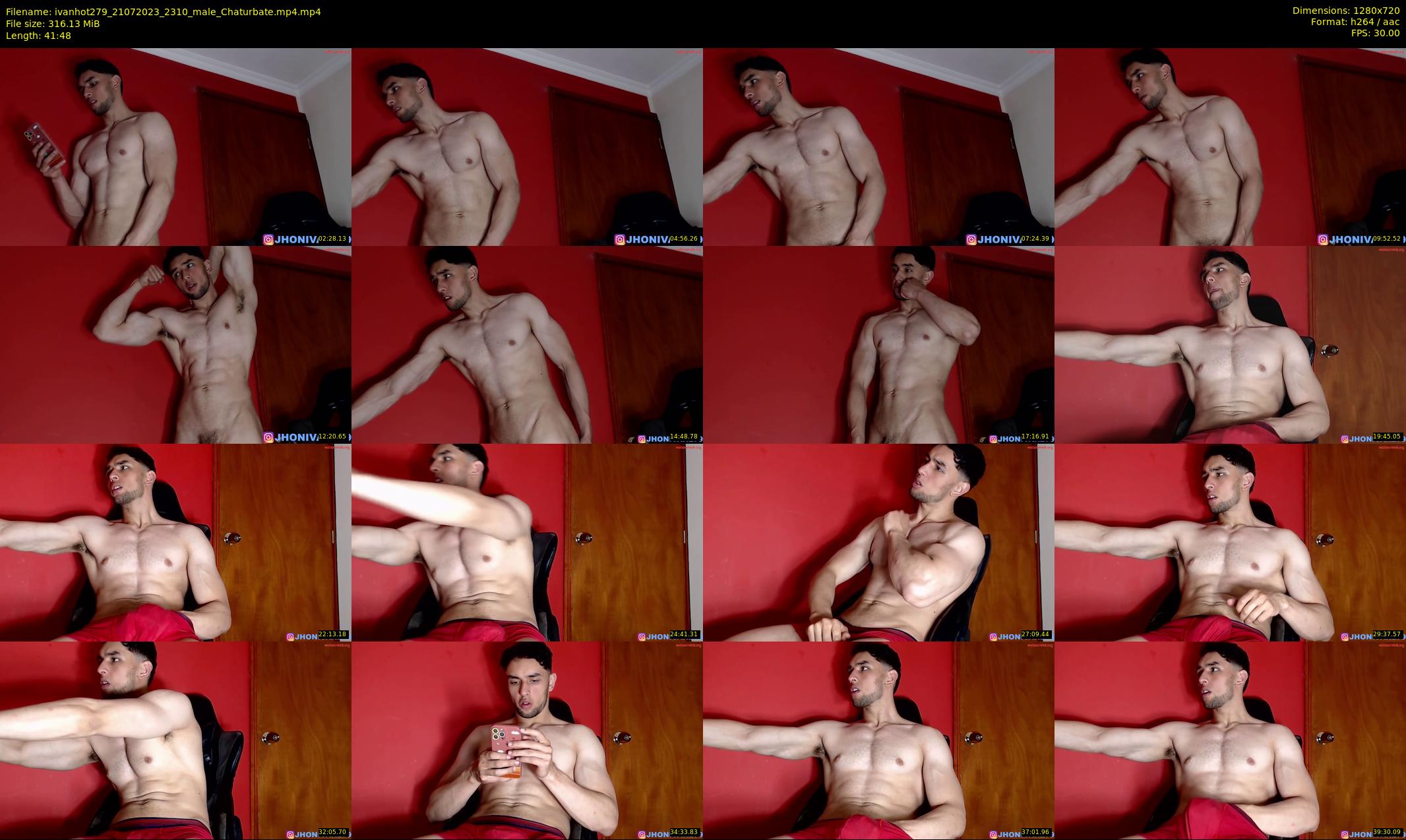ivanhot279 — 42 minute Chaturbate male cam show recording, 720p, Jul 21, 2023