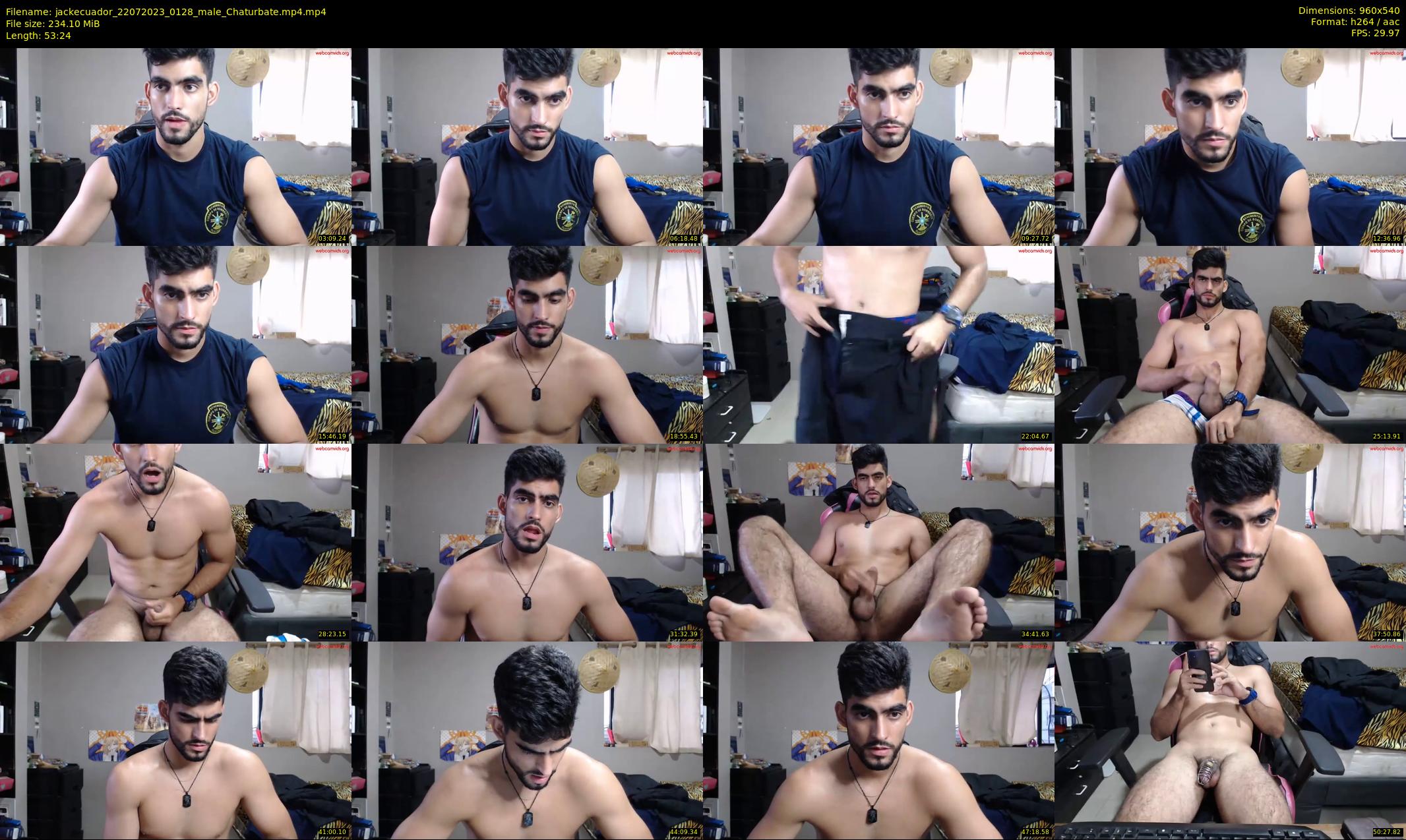 jackecuador — 54 minute Chaturbate male cam show recording, 480p, Jul 22, 2023