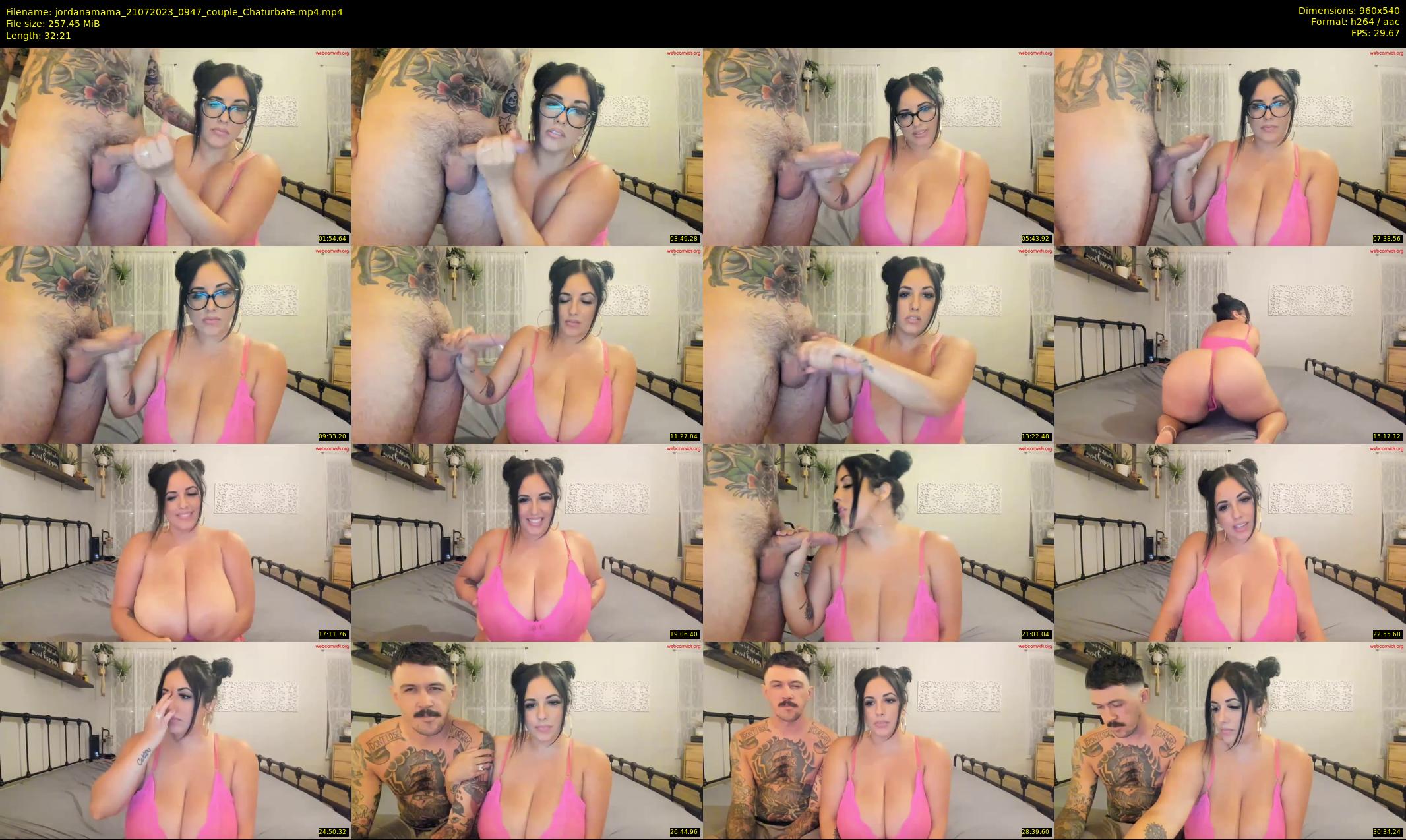 jordanamama — 33 minute Chaturbate couple cam show recording, 480p, Jul 21, 2023