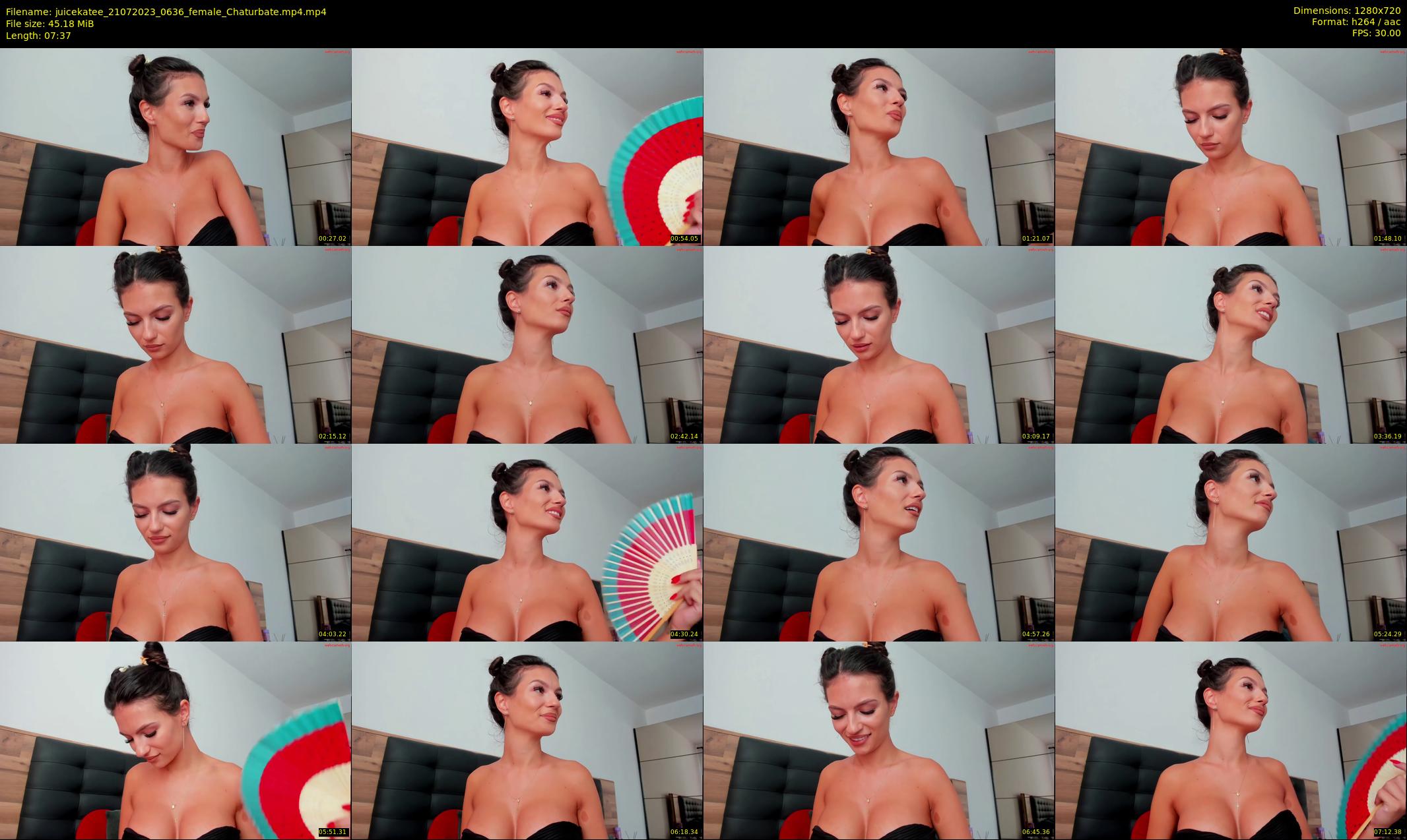 juicekatee — 8 minute Chaturbate female cam show recording, 720p, Jul 21, 2023