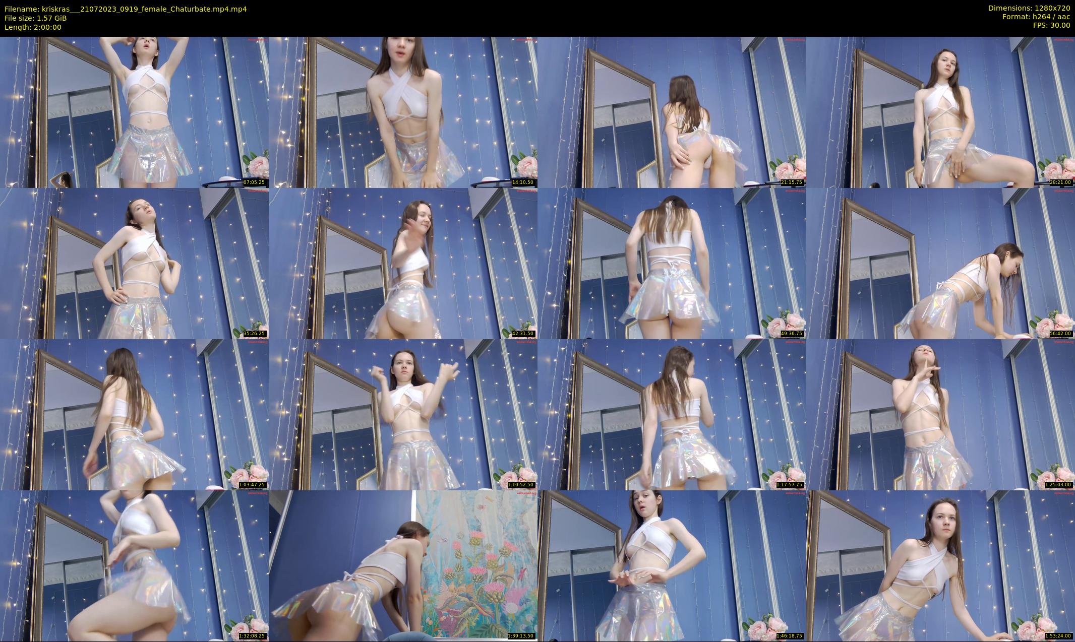 kriskras__ — 120 minute Chaturbate female cam show recording, 720p, Jul 21, 2023