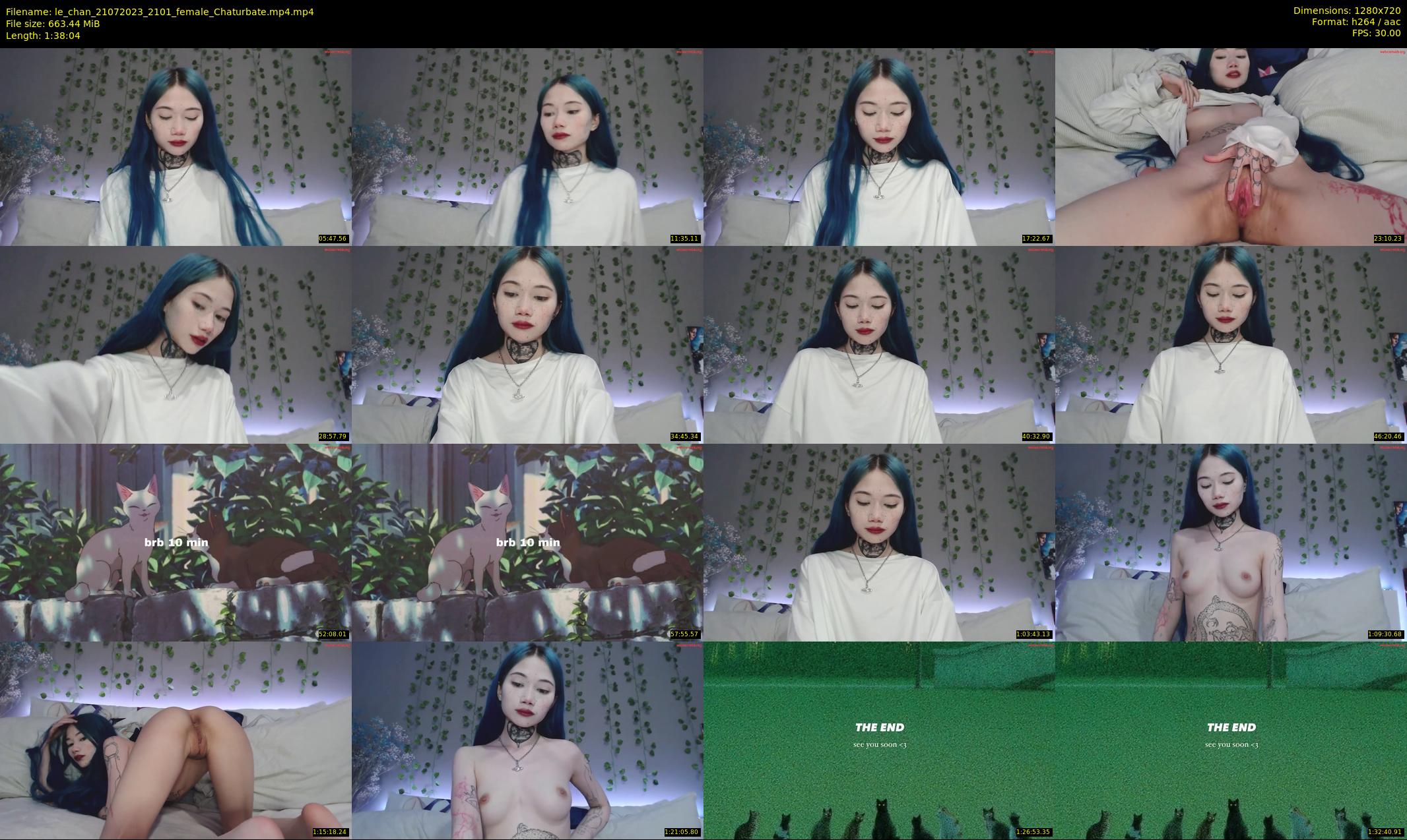 le_chan — 99 minute Chaturbate female cam show recording, 720p, Jul 21, 2023