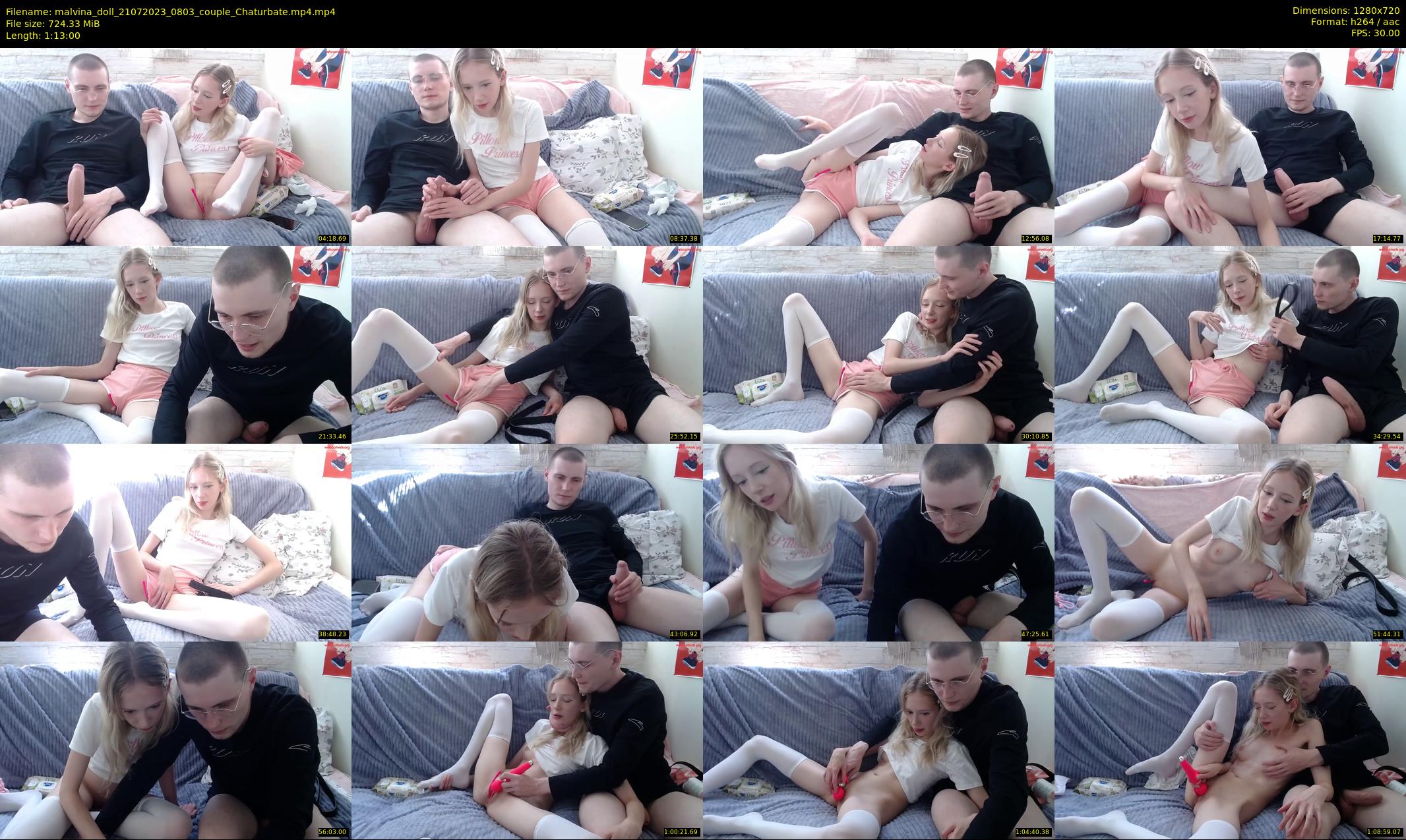 malvina_doll — 73 minute Chaturbate couple cam show recording, 720p, Jul 21, 2023