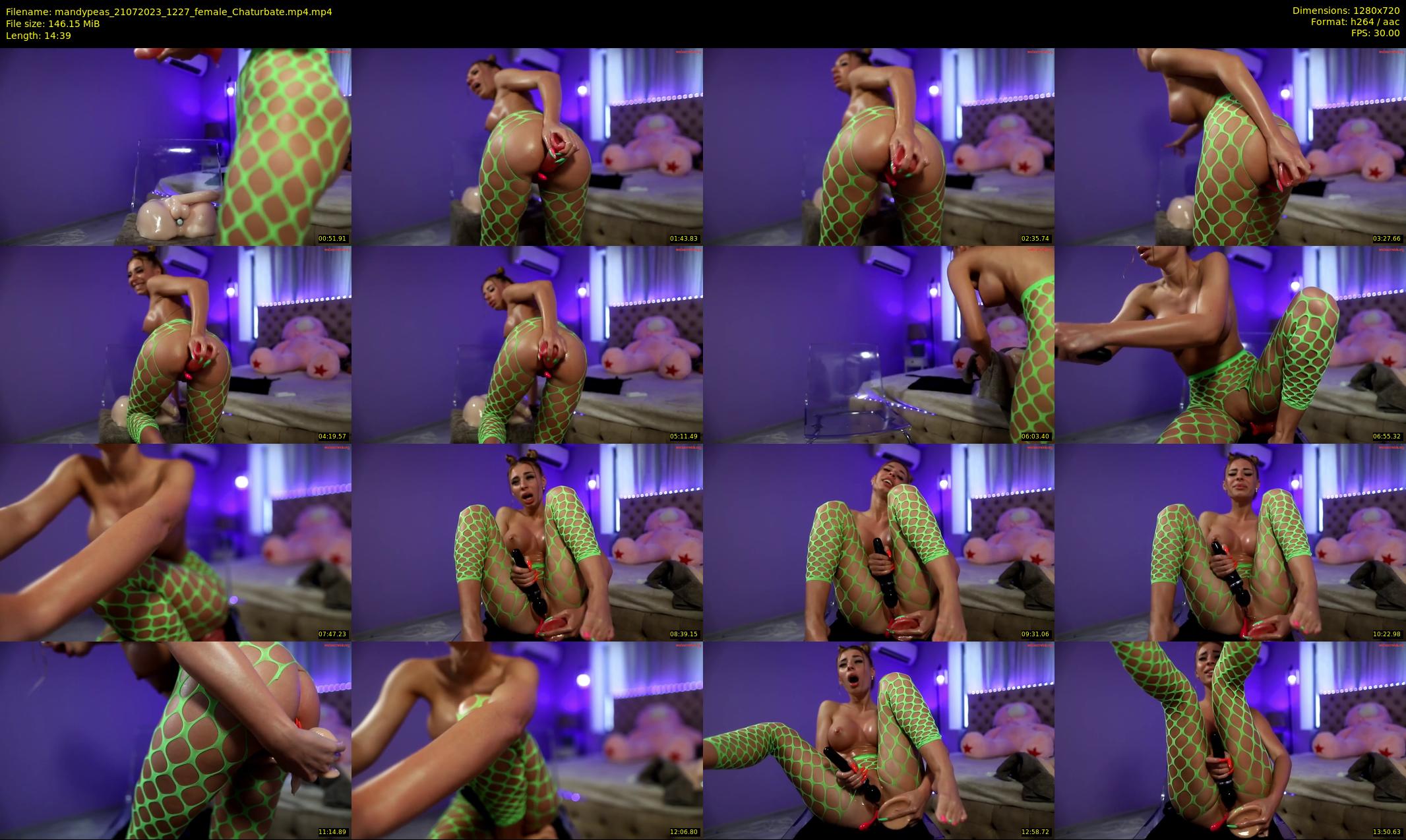 mandypeas — 15 minute Chaturbate female cam show recording, 720p, Jul 21, 2023