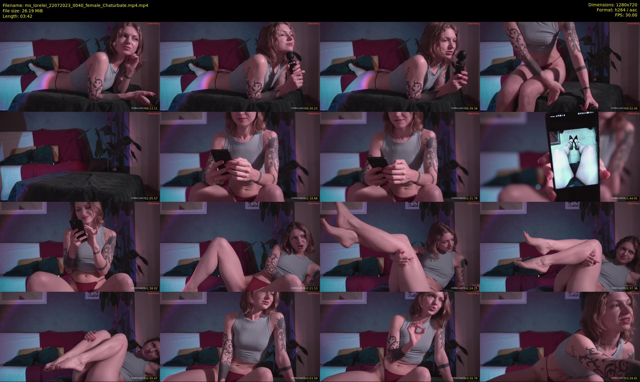 ms_lorelei — 4 minute Chaturbate female cam show recording, 720p, Jul 22, 2023