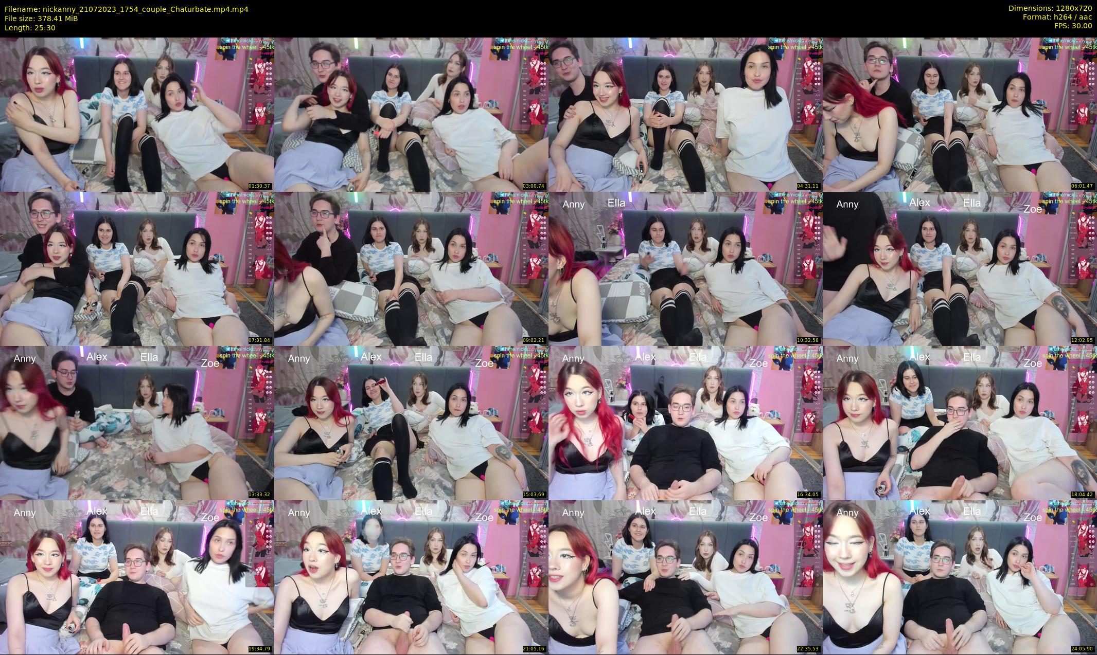 nickanny — 26 minute Chaturbate couple cam show recording, 720p, Jul 21, 2023