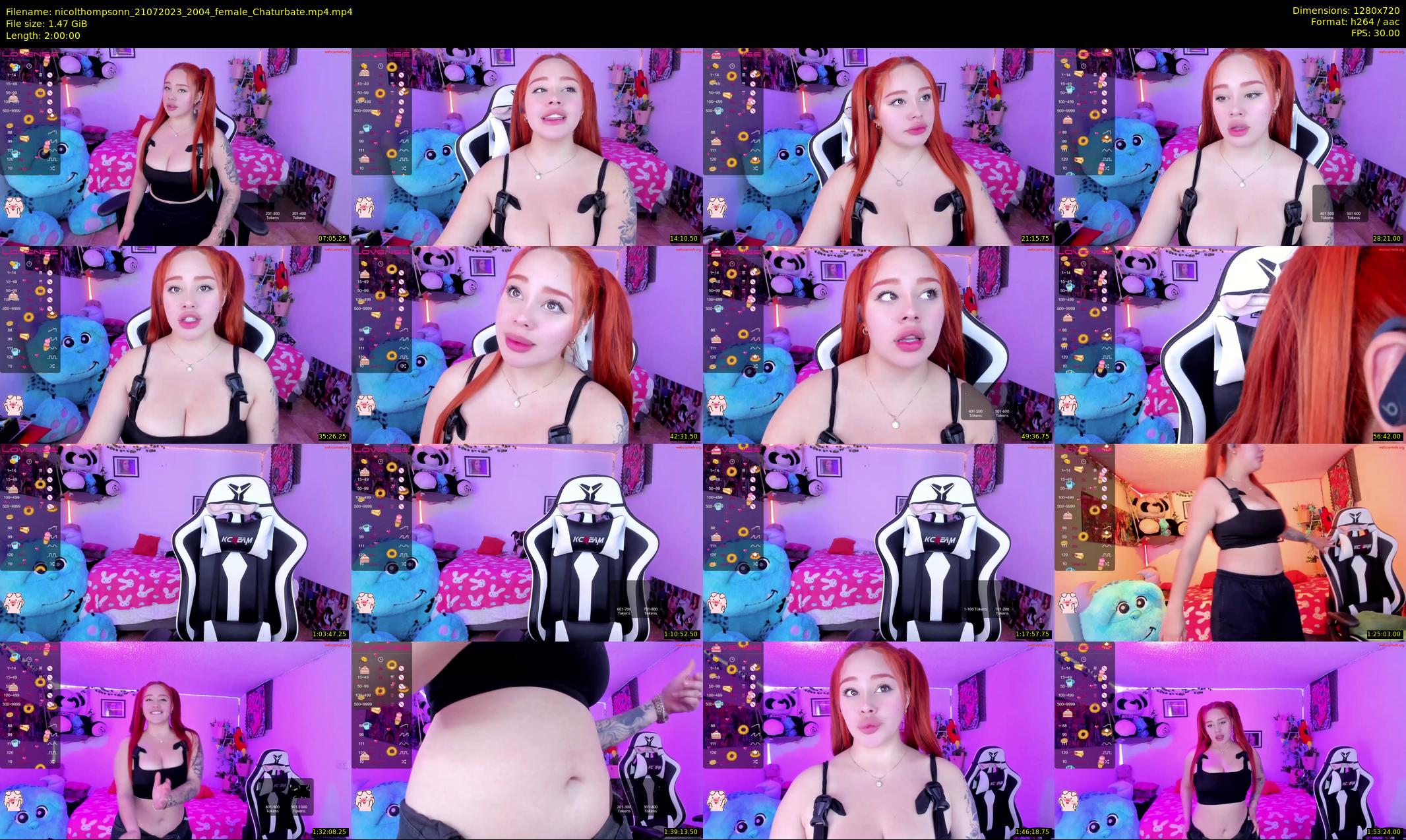 nicolthompsonn — 120 minute Chaturbate female cam show recording, 720p, Jul 21, 2023