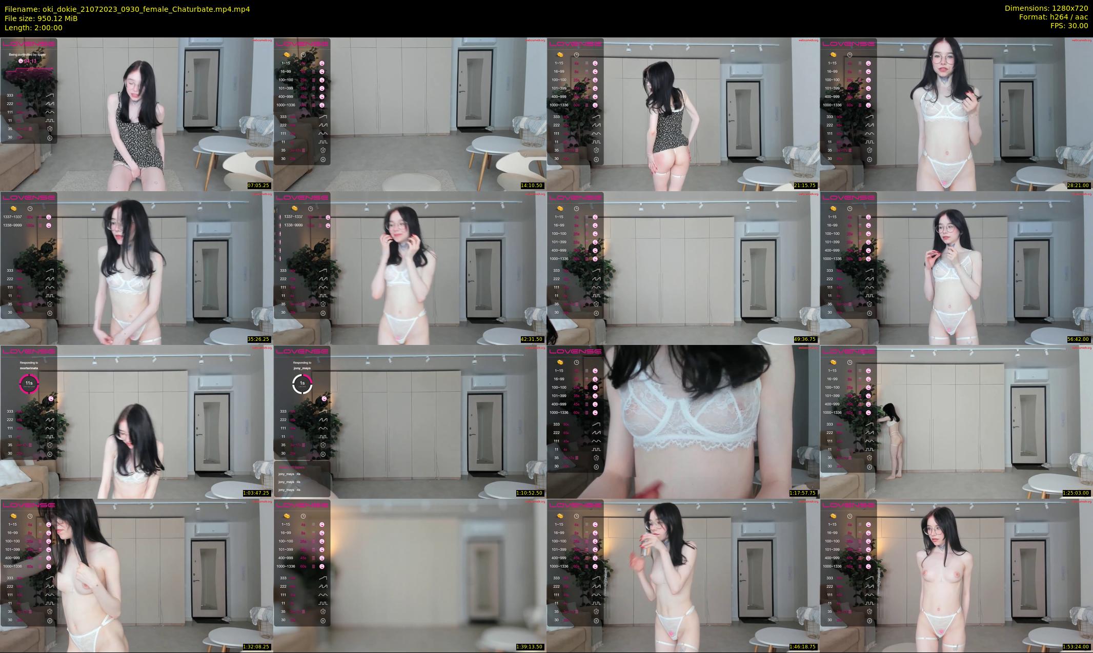 oki_dokie — 120 minute Chaturbate female cam show recording, 720p, Jul 21, 2023