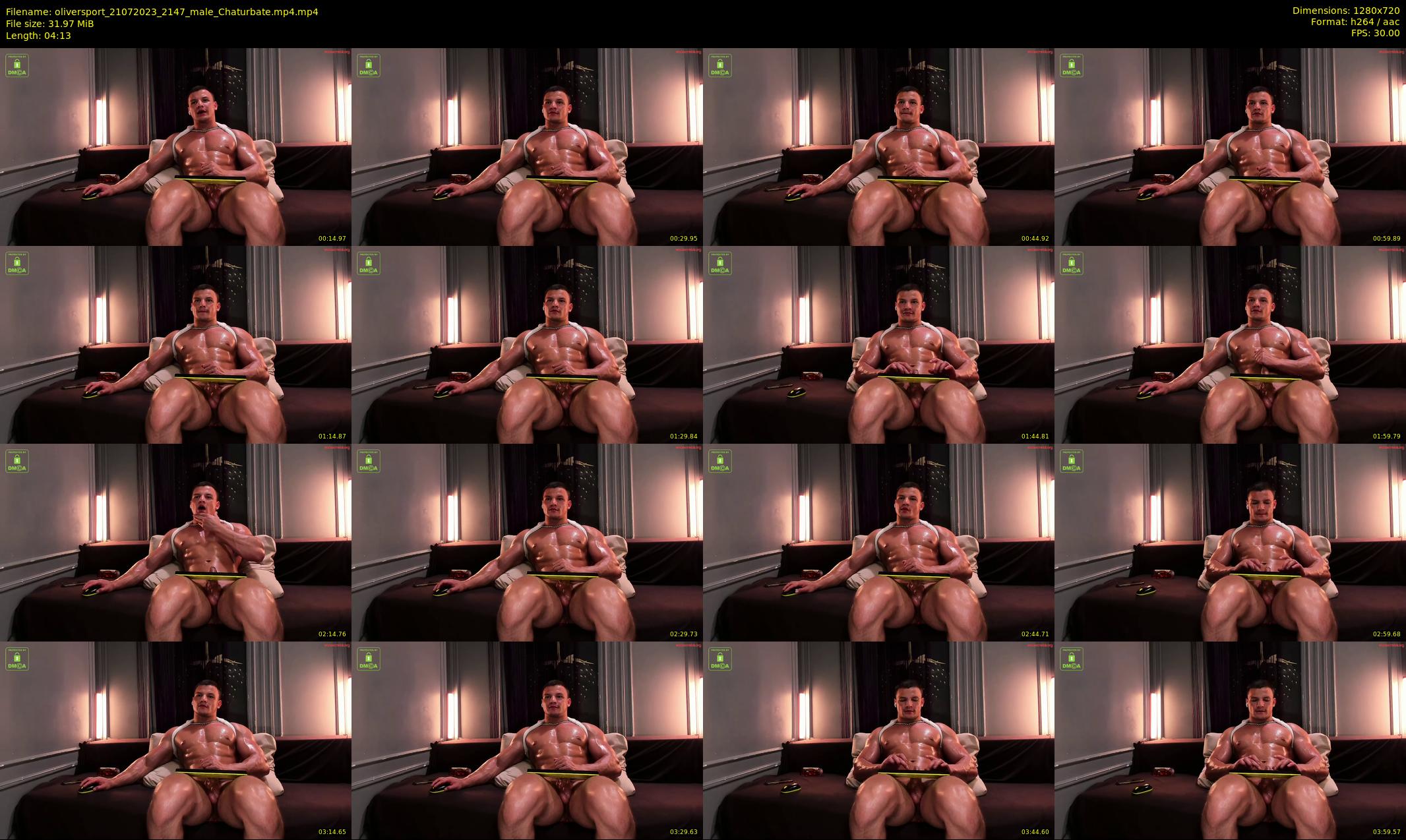 oliversport — 5 minute Chaturbate male cam show recording, 720p, Jul 21, 2023