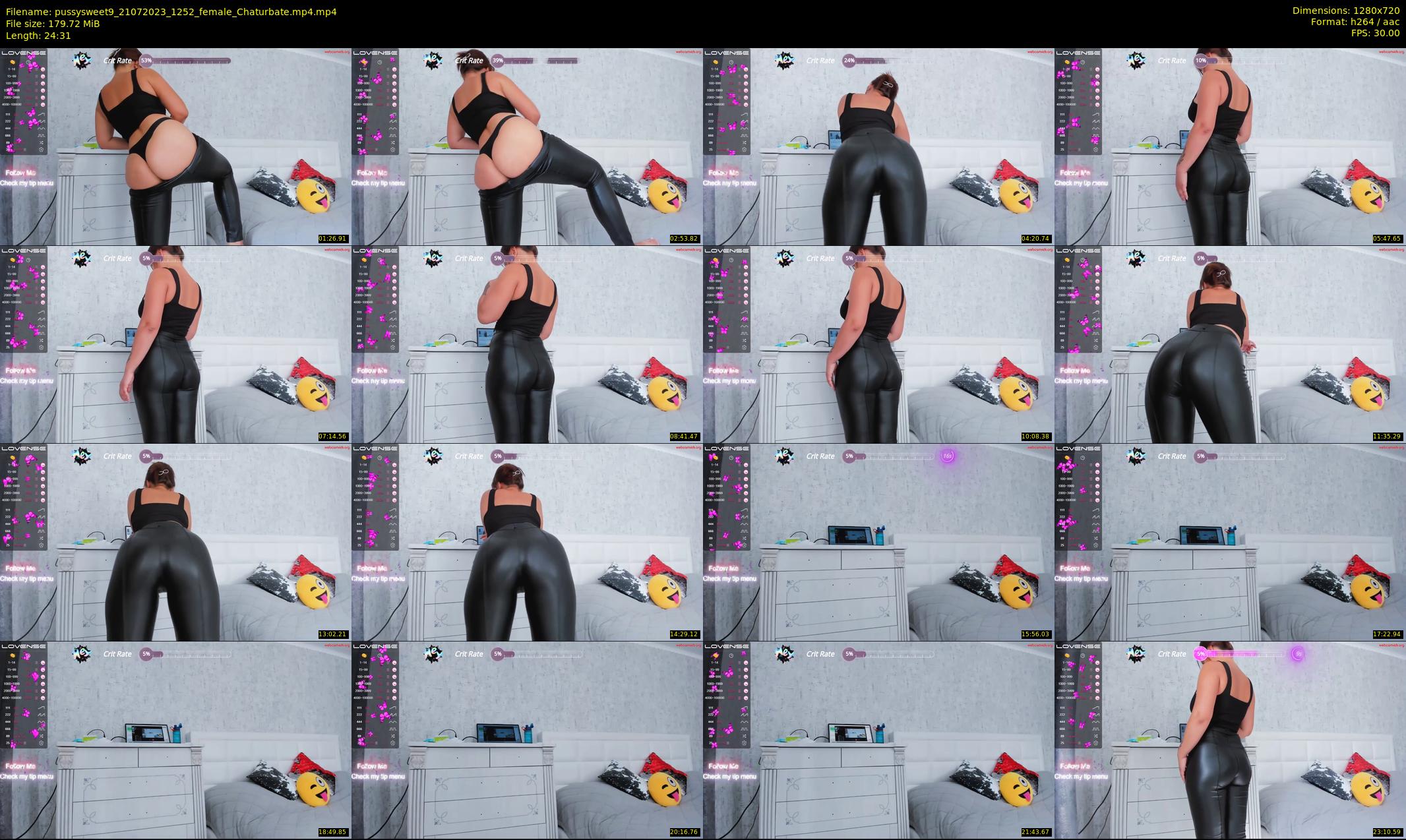 pussysweet9 — 25 minute Chaturbate female cam show recording, 720p, Jul 21, 2023