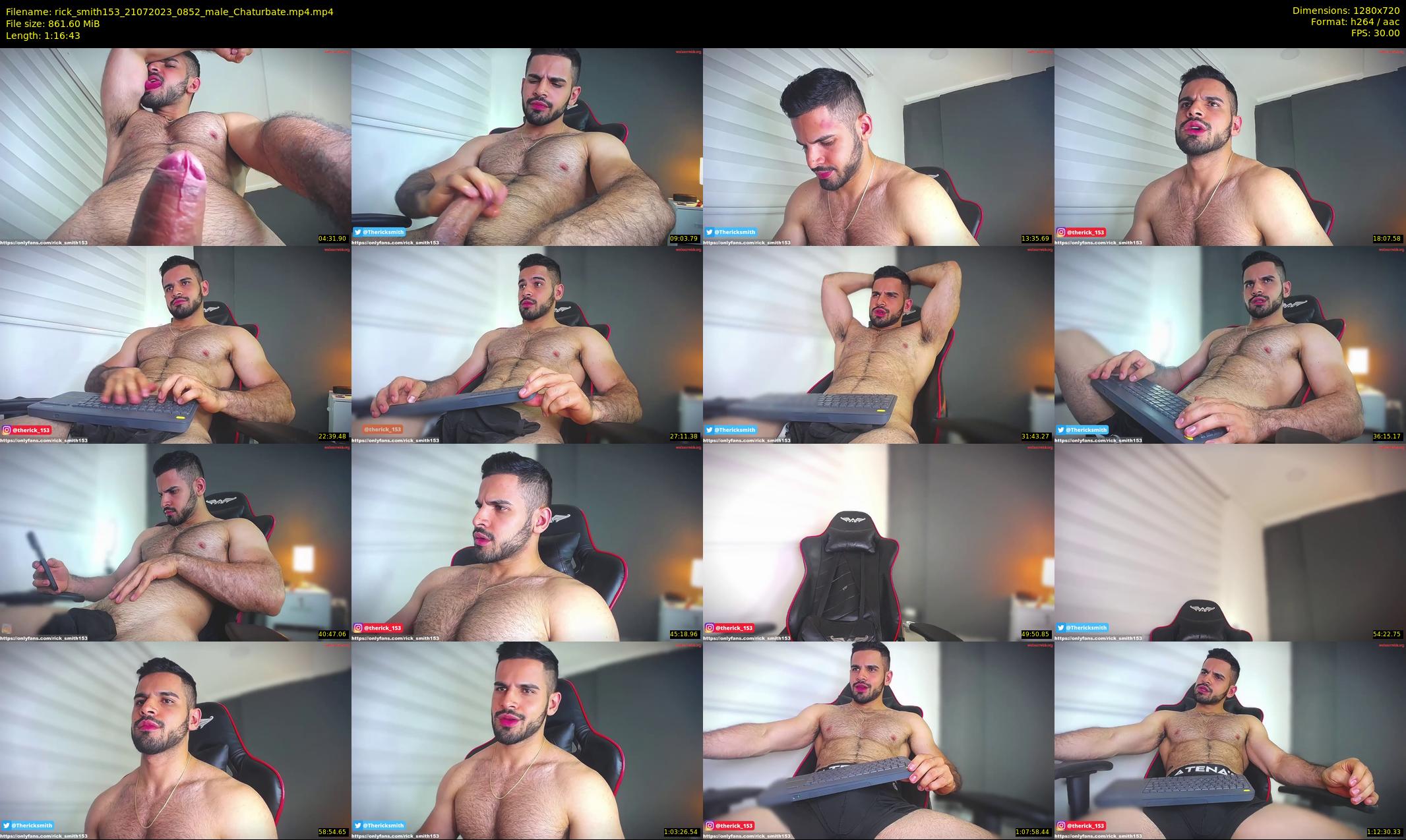 rick_smith153 — 77 minute Chaturbate male cam show recording, 720p, Jul 21, 2023