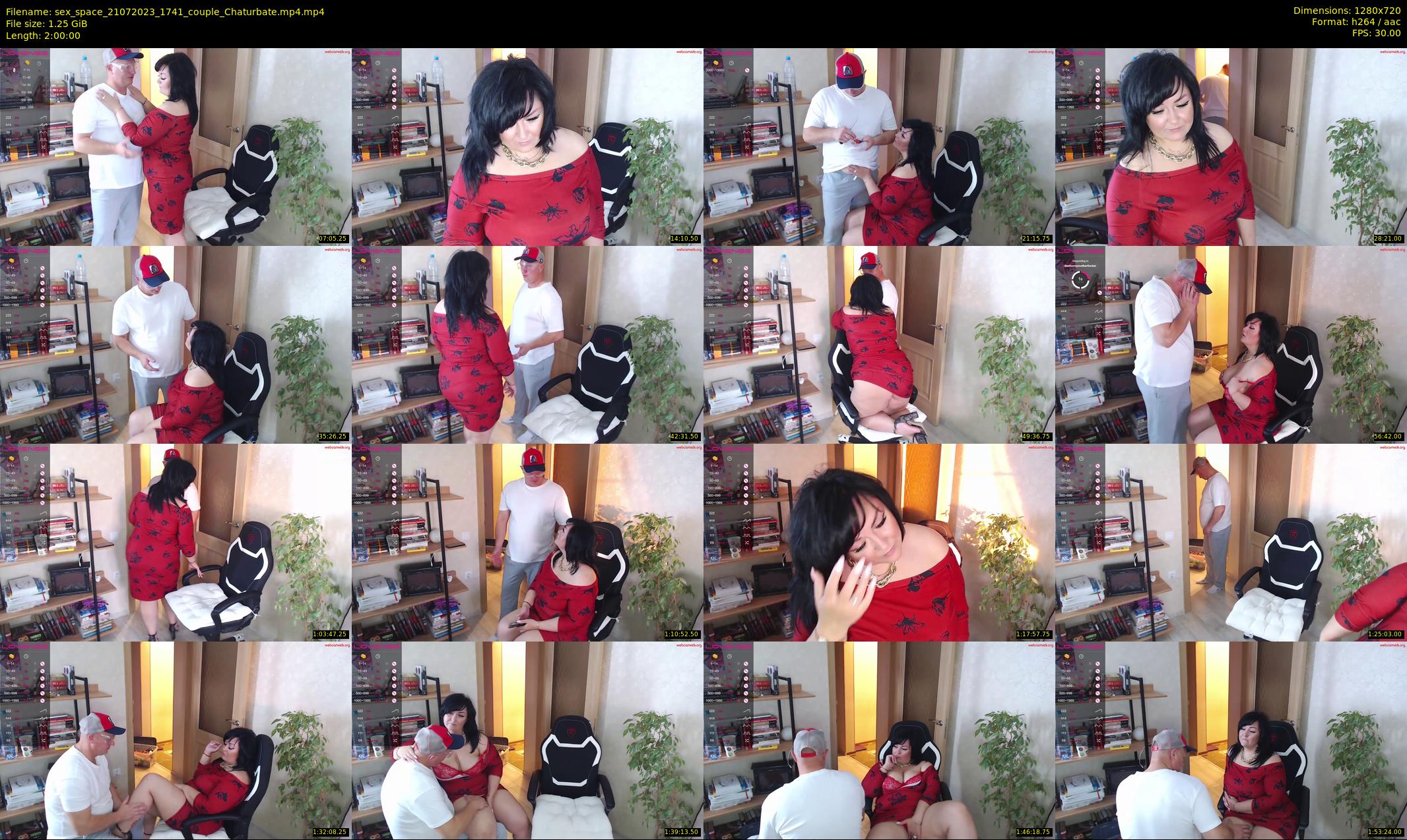 sex_space — 120 minute Chaturbate couple cam show recording, 720p, Jul 21, 2023