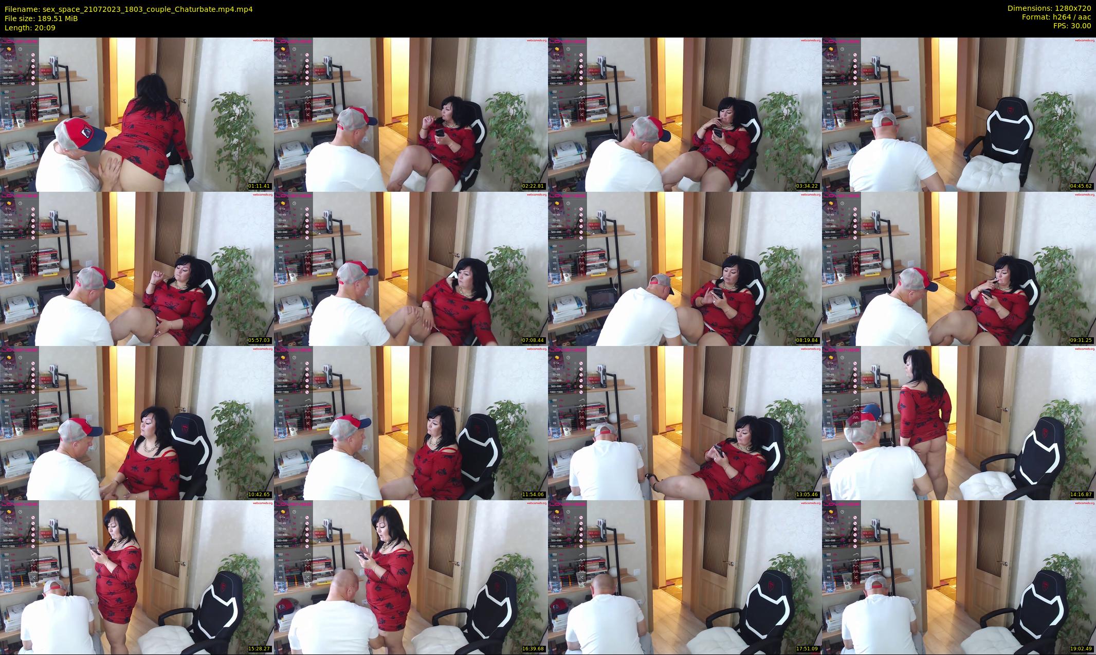 sex_space — 21 minute Chaturbate couple cam show recording, 720p, Jul 21, 2023