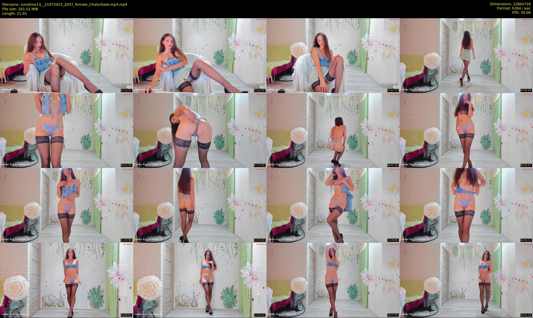 sunshine13_ — 22 minute Chaturbate female cam show recording, 720p, Jul 21, 2023