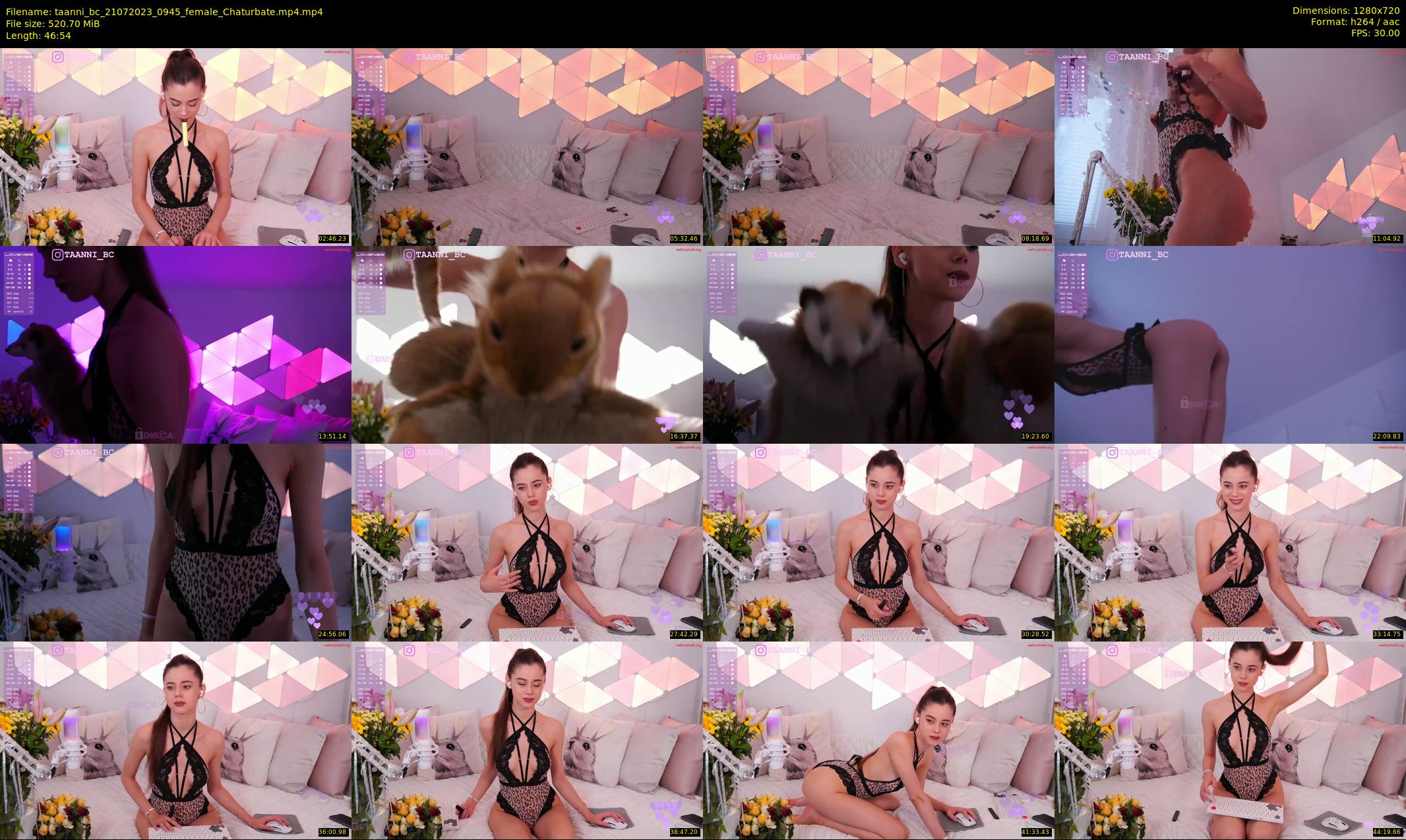 taanni_bc — 47 minute Chaturbate female cam show recording, 720p, Jul 21, 2023