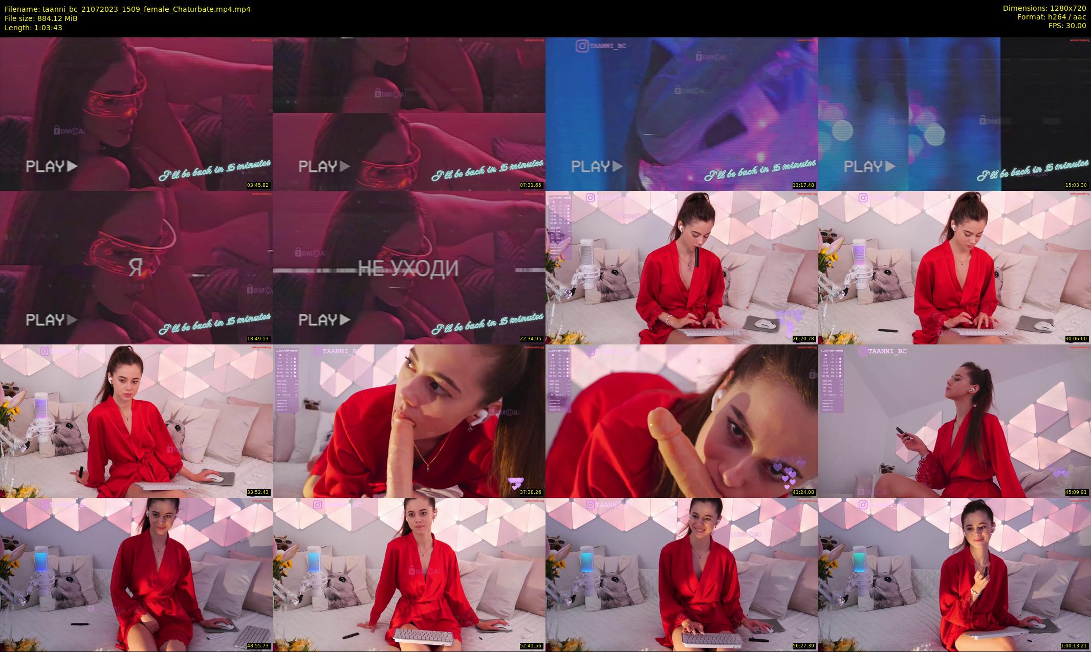 taanni_bc — 64 minute Chaturbate female cam show recording, 720p, Jul 21, 2023