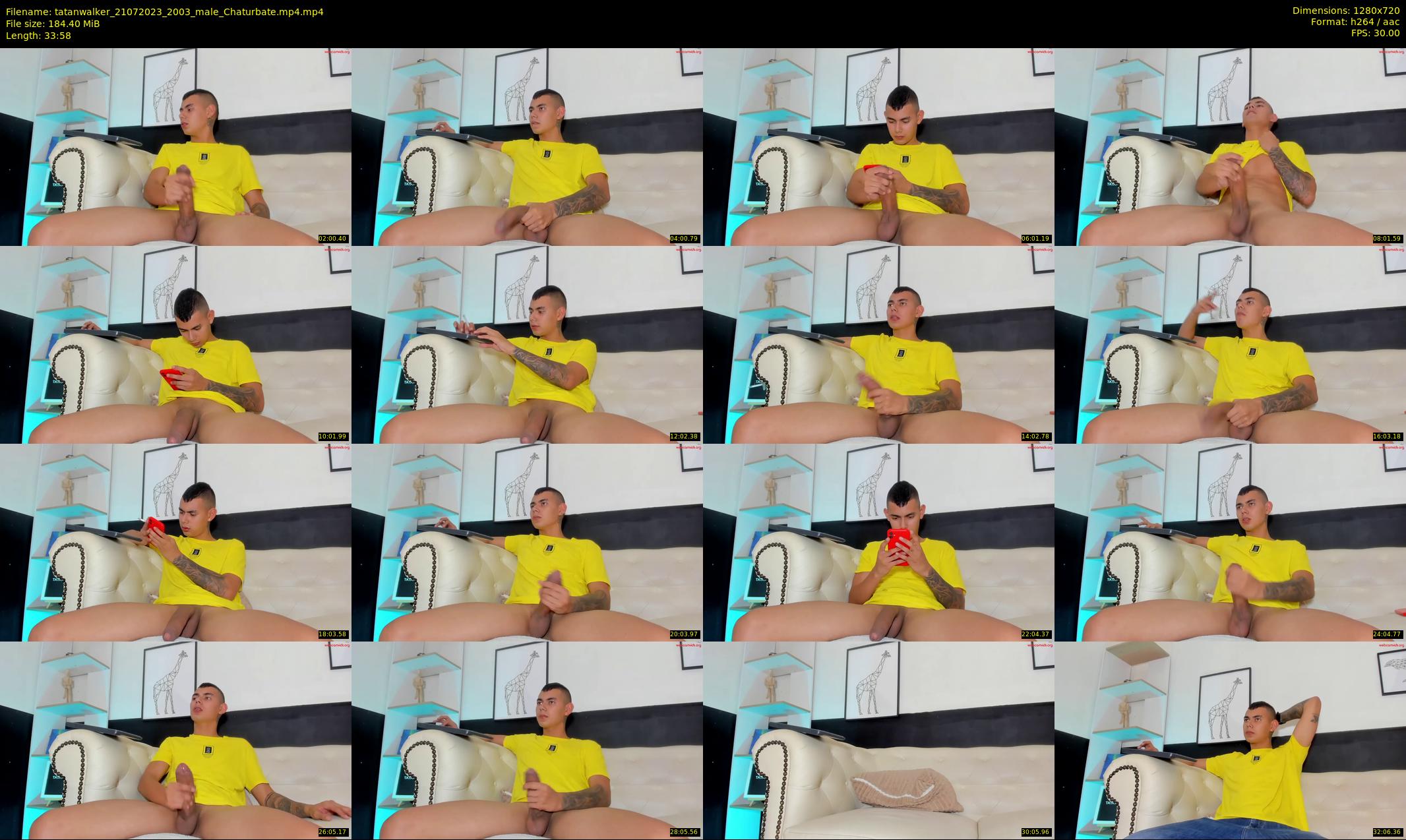 tatanwalker — 34 minute Chaturbate male cam show recording, 720p, Jul 21, 2023