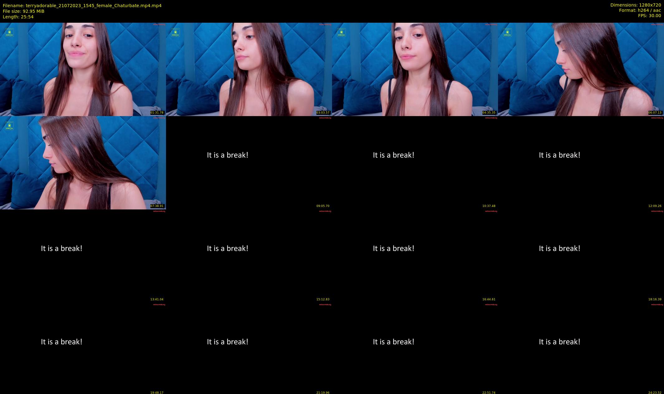 terryadorable — 26 minute Chaturbate female cam show recording, 720p, Jul 21, 2023
