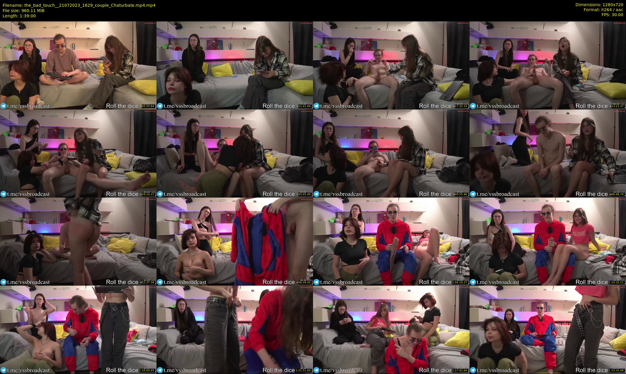 the_bad_touch_ — 99 minute Chaturbate couple cam show recording, 720p, Jul 21, 2023