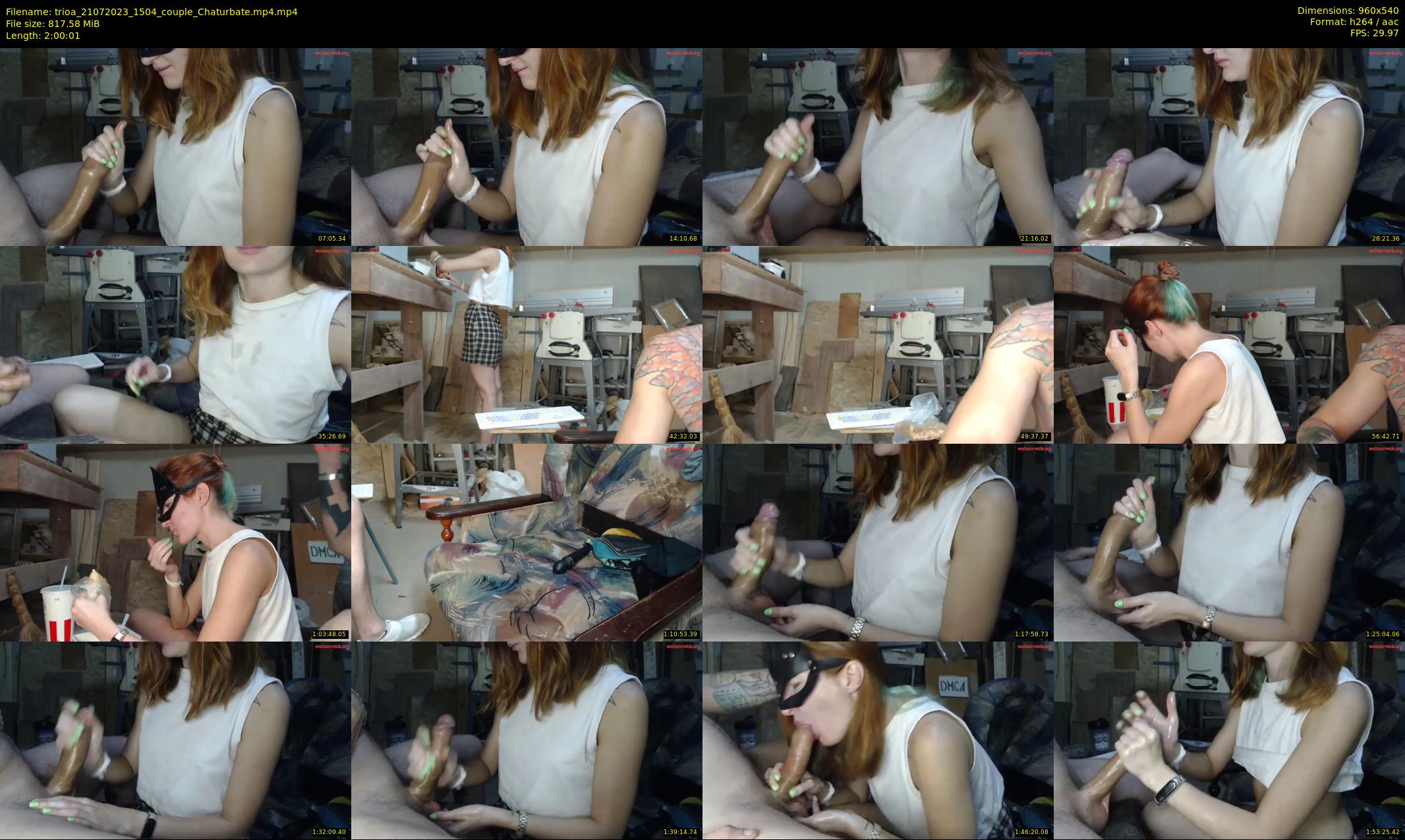 trioa — 121 minute Chaturbate couple cam show recording, 480p, Jul 21, 2023