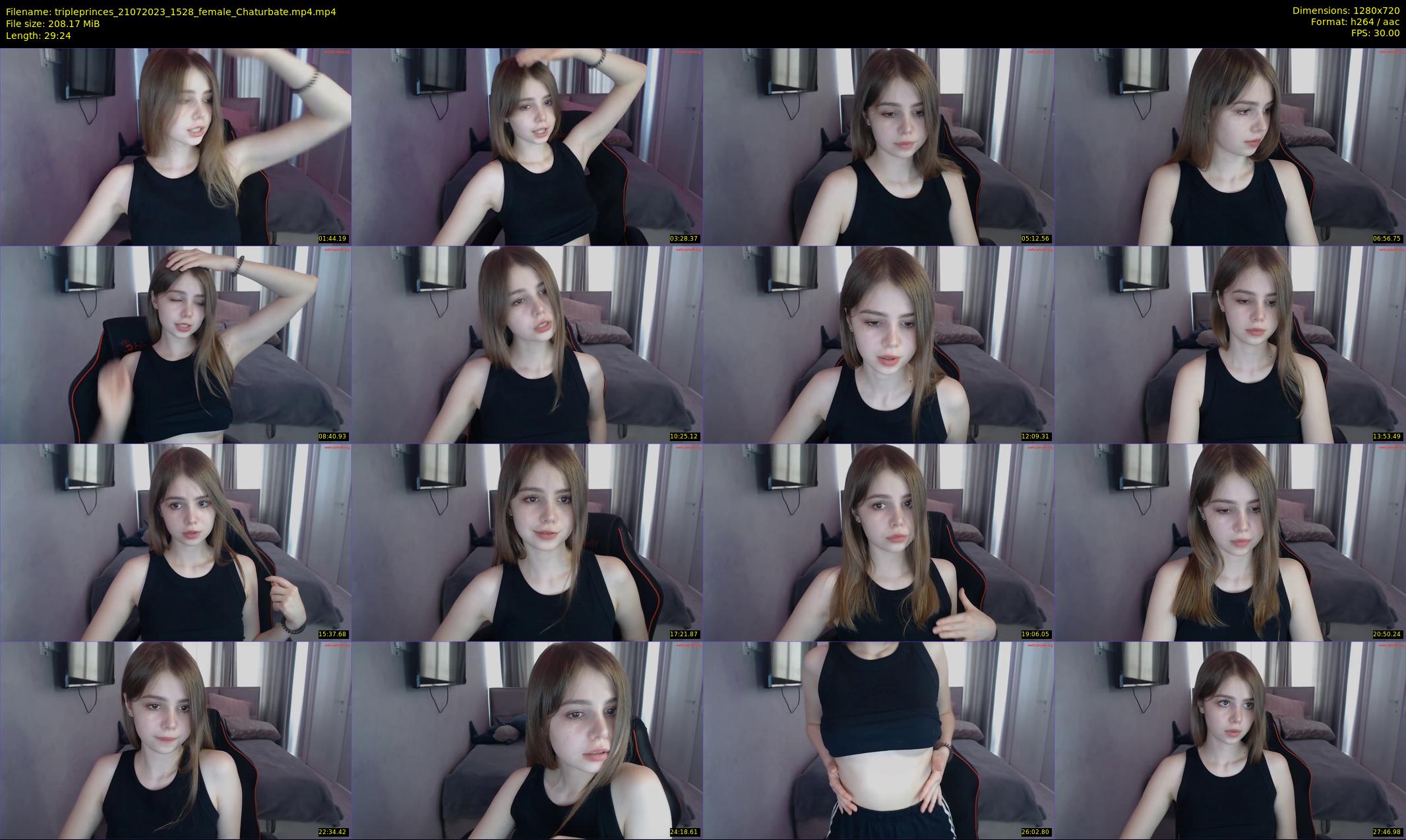 tripleprinces — 30 minute Chaturbate female cam show recording, 720p, Jul 21, 2023