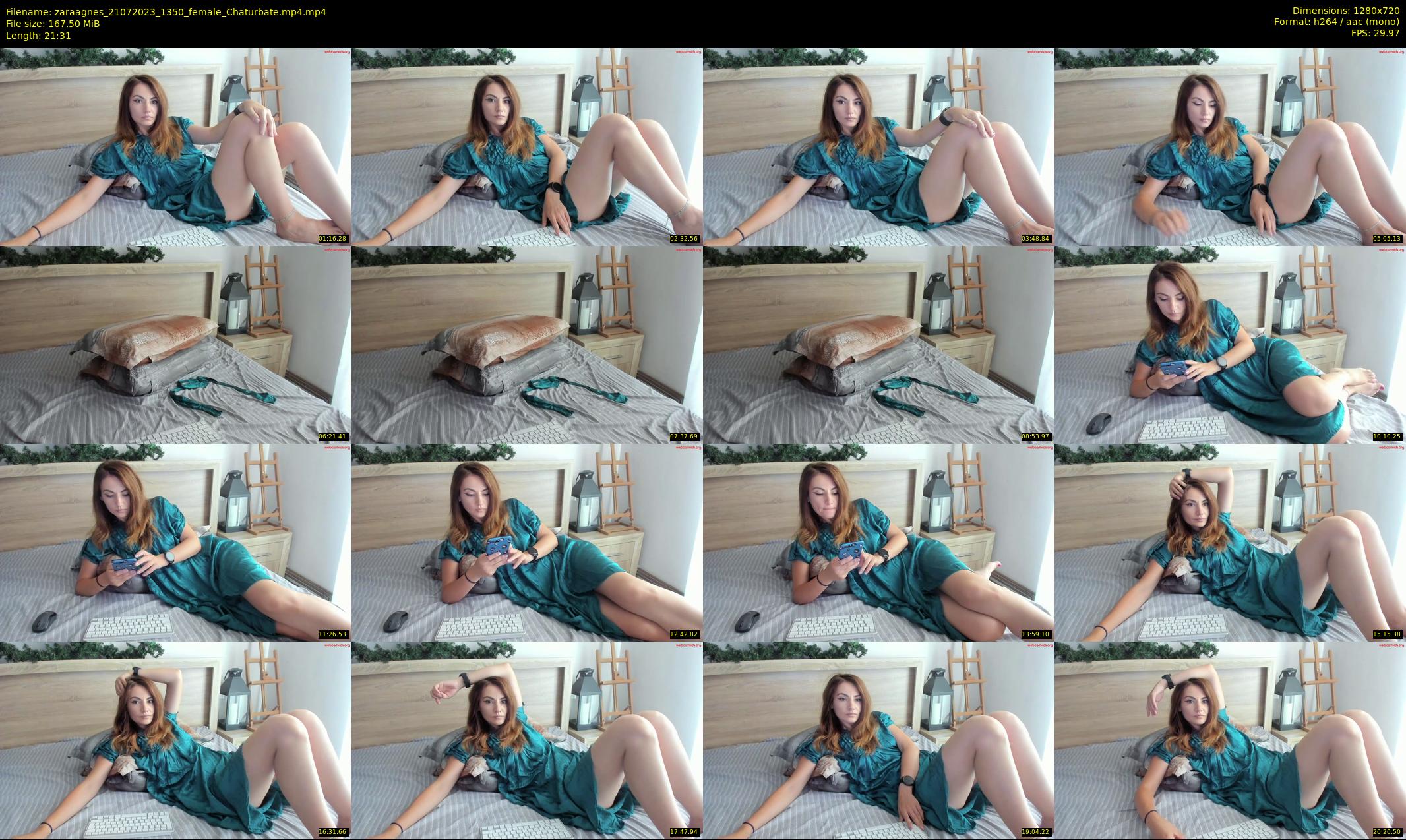 zaraagnes — 22 minute Chaturbate female cam show recording, 720p, Jul 21, 2023