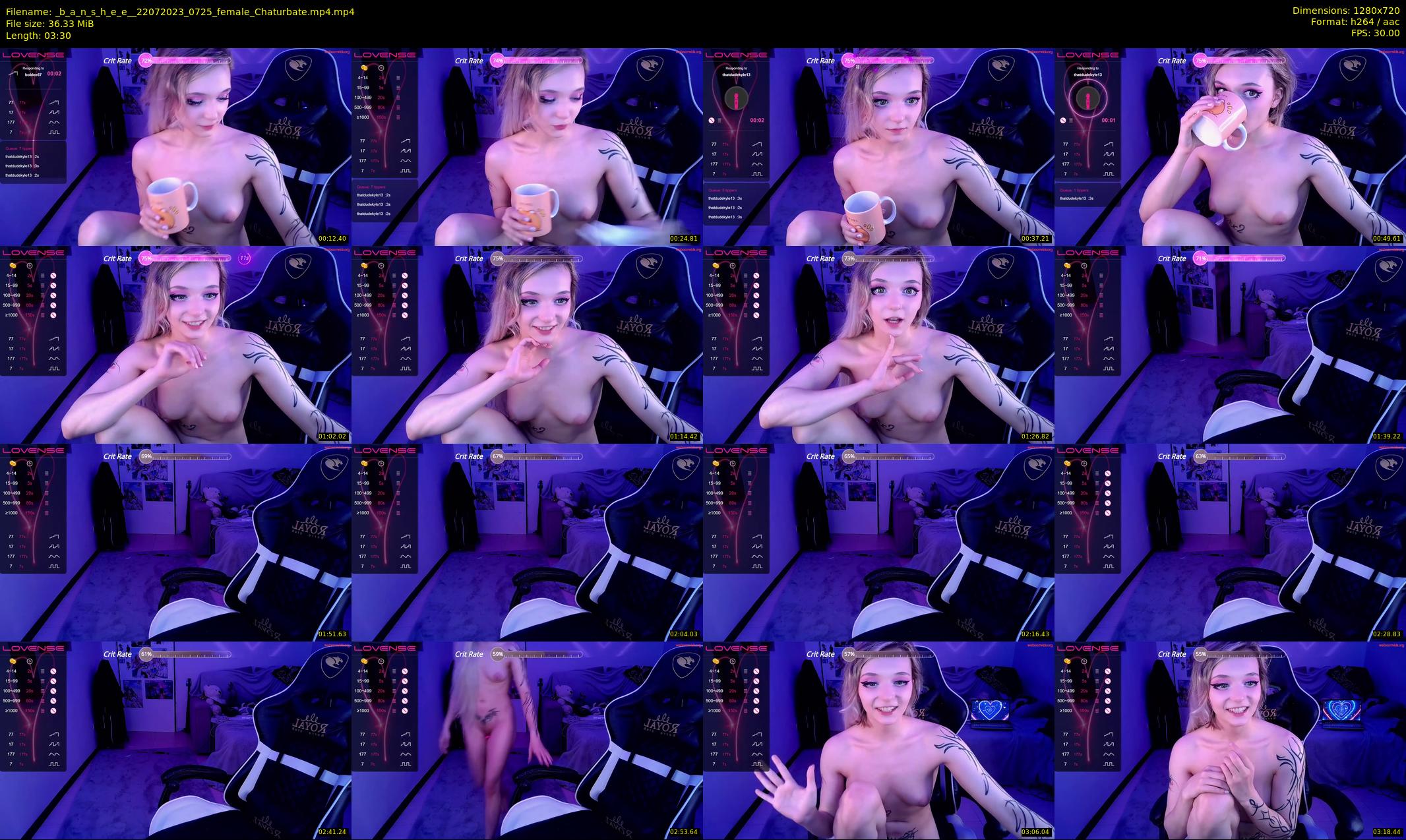 _b_a_n_s_h_e_e_ — 4 minute Chaturbate female cam show recording, 720p, Jul 22, 2023