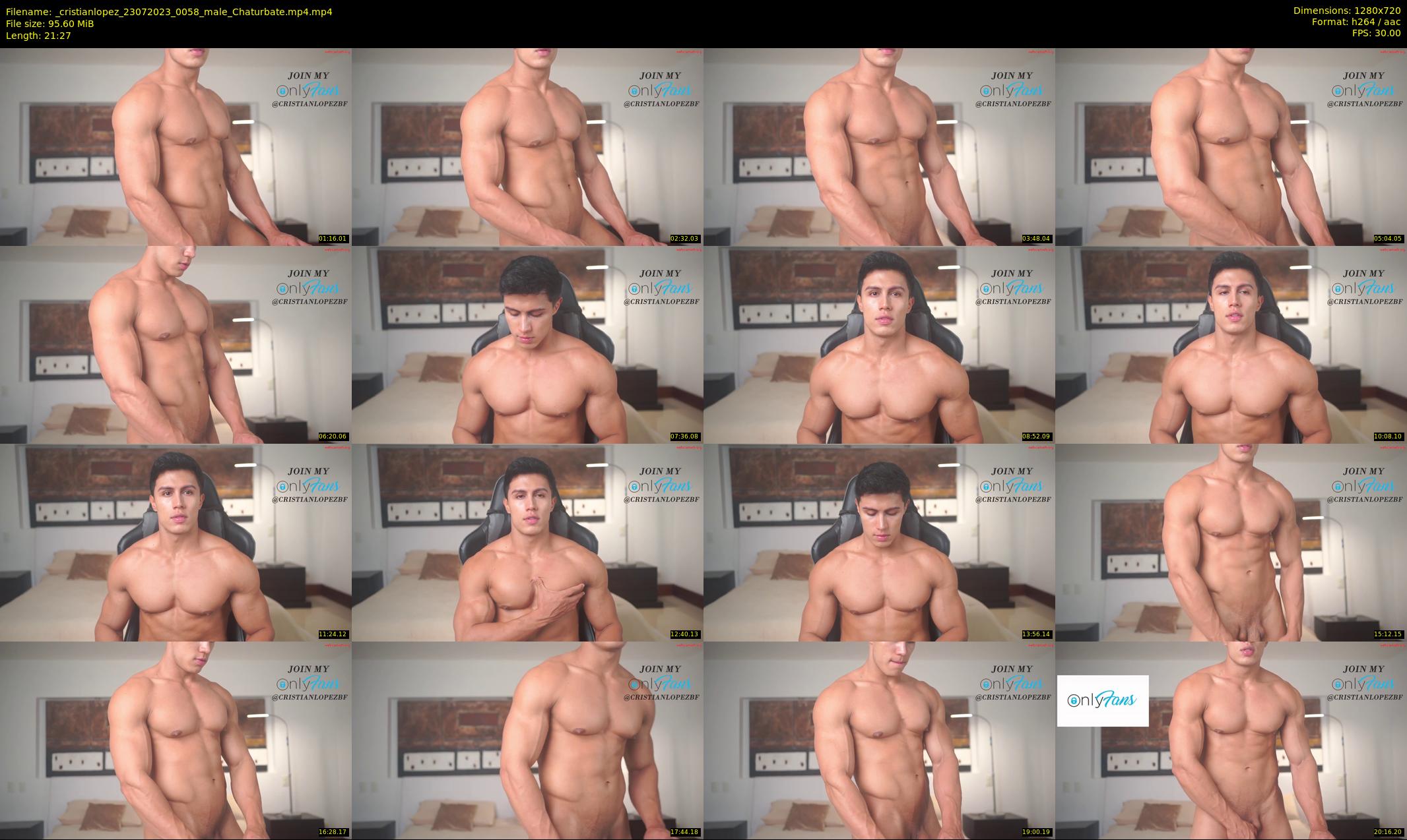 _cristianlopez — 22 minute Chaturbate male cam show recording, 720p, Jul 23, 2023