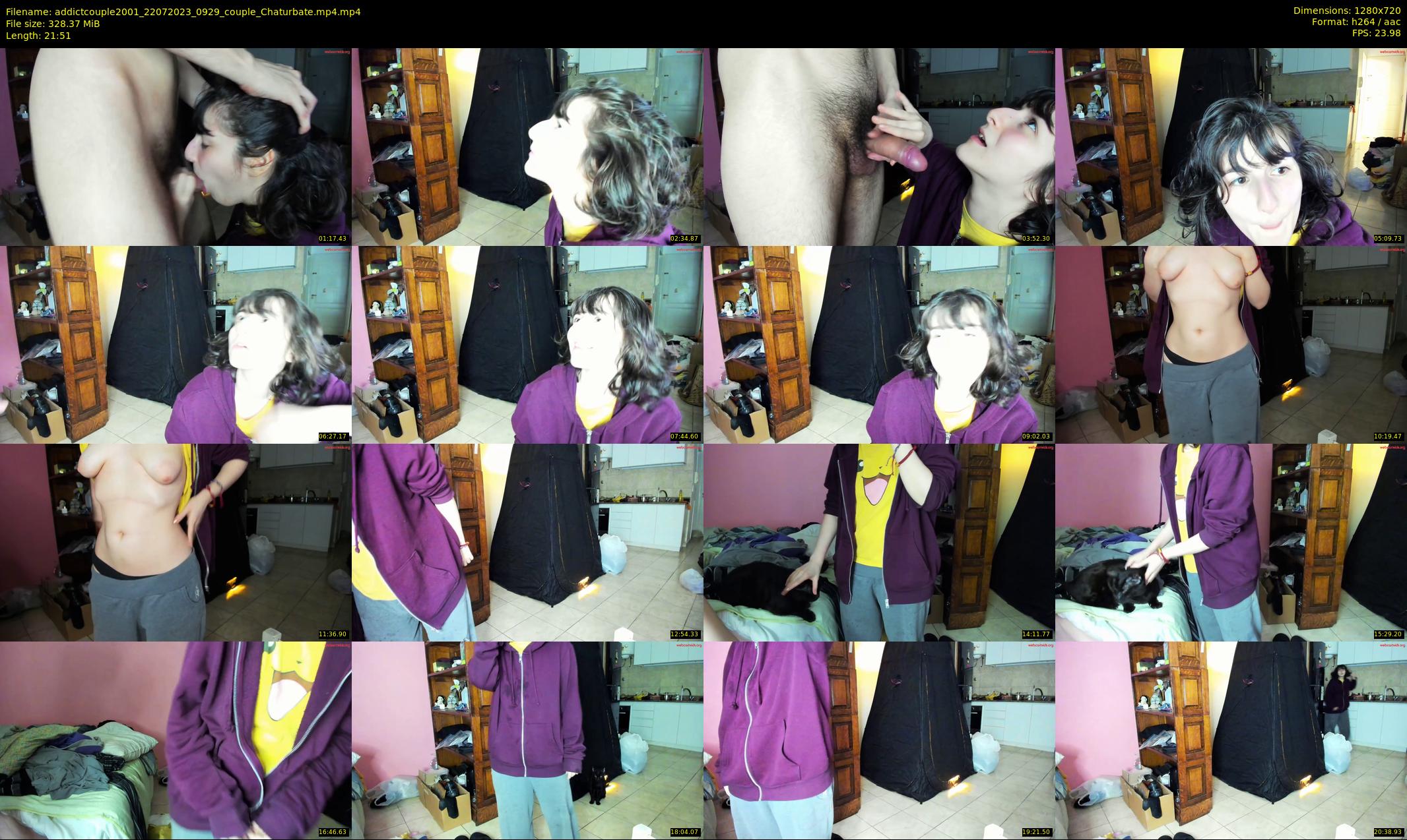 addictcouple2001 — 22 minute Chaturbate couple cam show recording, 720p, Jul 22, 2023