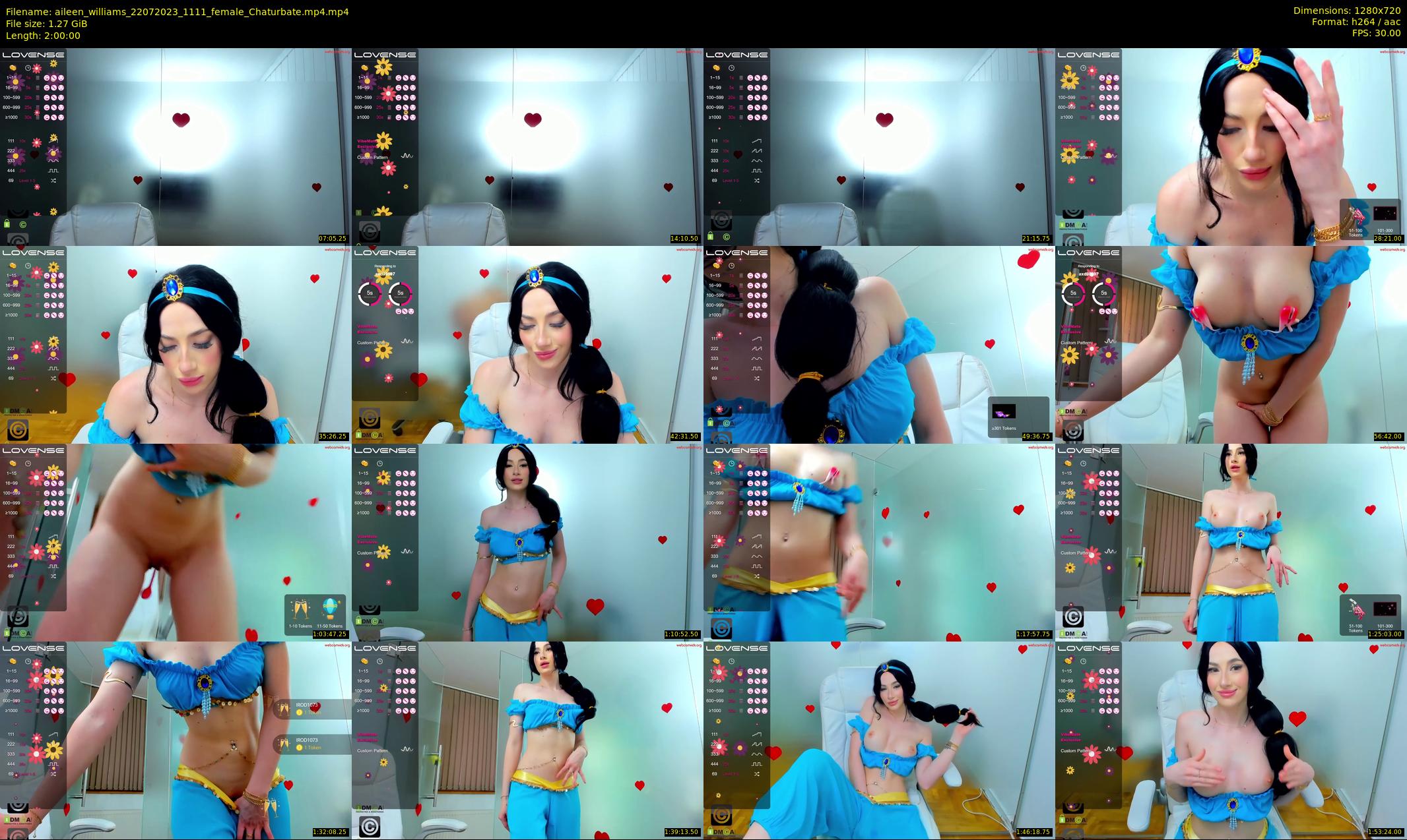 aileen_williams — 120 minute Chaturbate female cam show recording, 720p, Jul 22, 2023