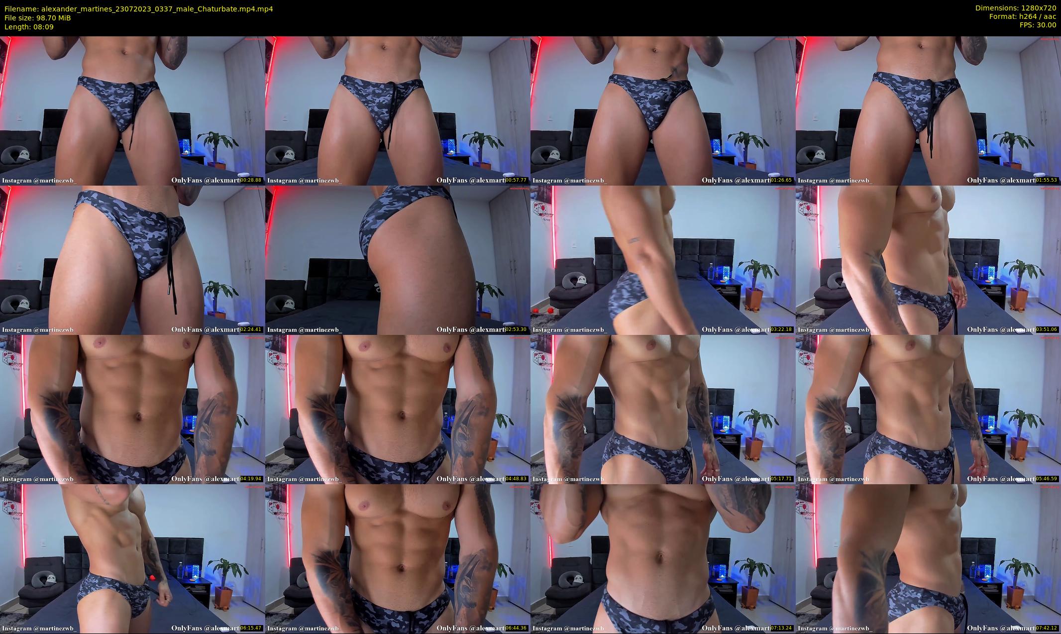 alexander_martines — 9 minute Chaturbate male cam show recording, 720p, Jul 23, 2023