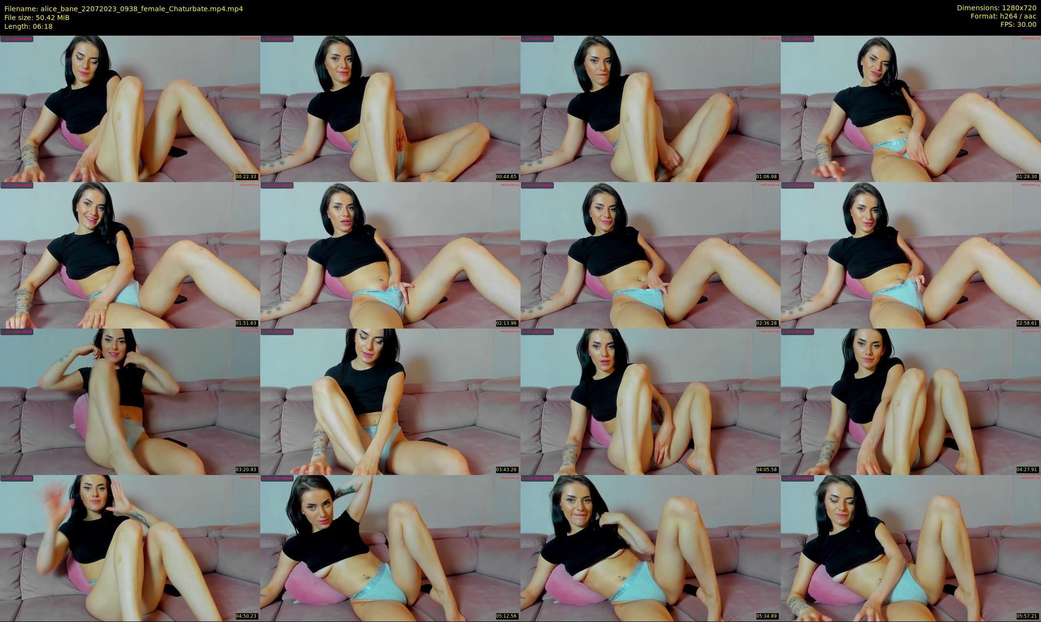 alice_bane — 7 minute Chaturbate female cam show recording, 720p, Jul 22, 2023
