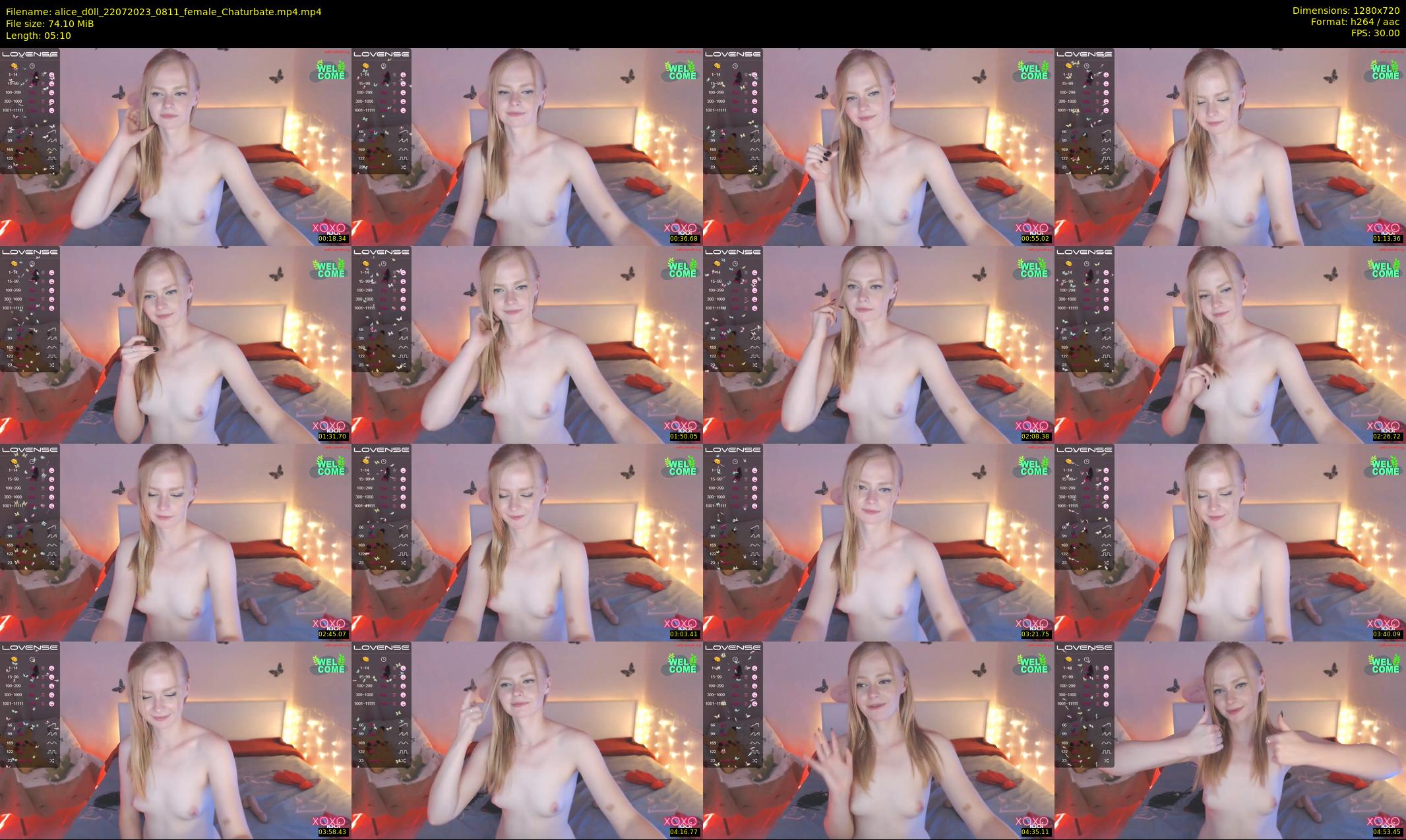 alice_d0ll — 6 minute Chaturbate female cam show recording, 720p, Jul 22, 2023